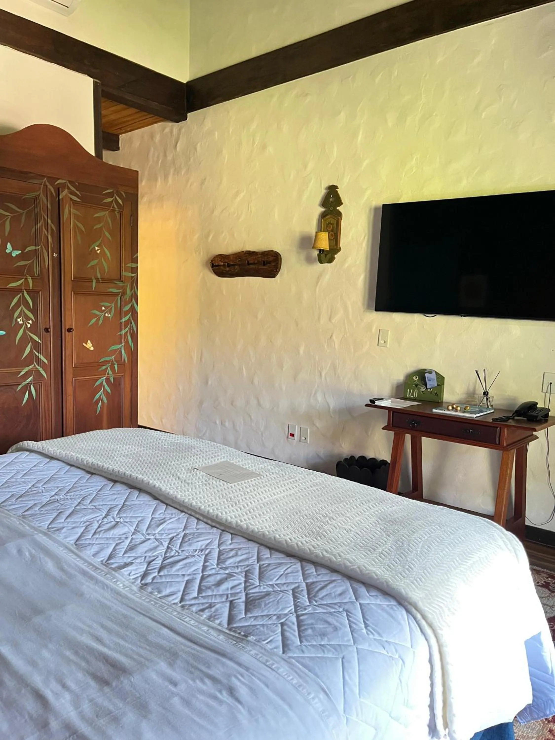 TV and multimedia, Bed in Pousada Pedra Azul