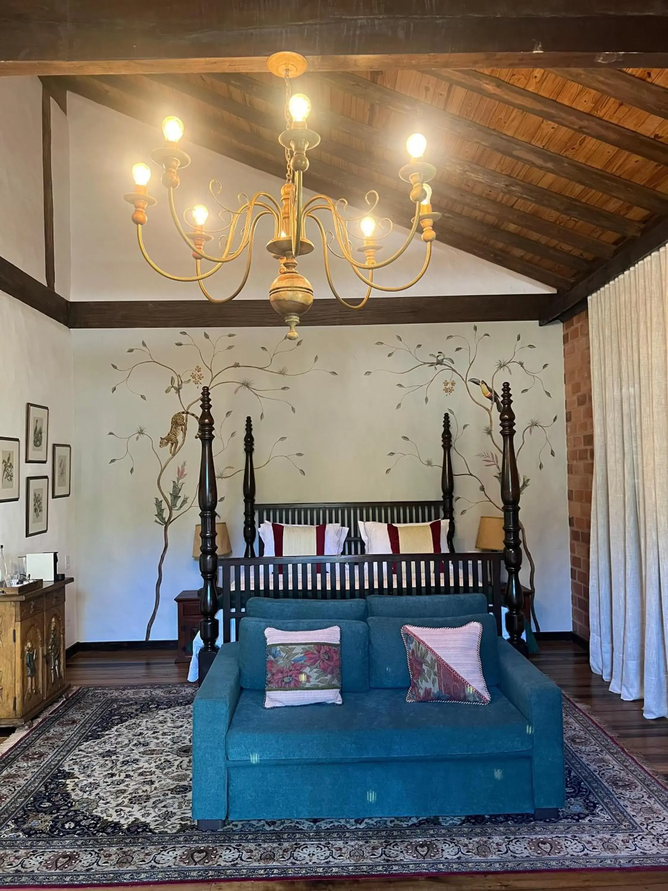 Deluxe Double Room with Balcony in Pousada Pedra Azul Deluxe Double Room with Balcony in Pousada Pedra Azul