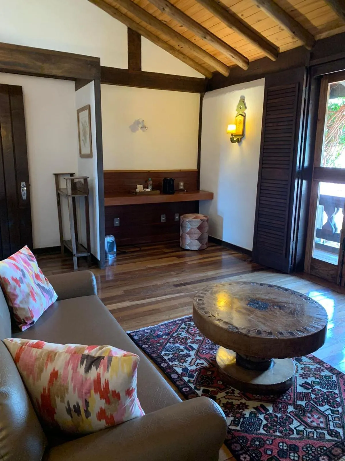 Living room in Pousada Pedra Azul