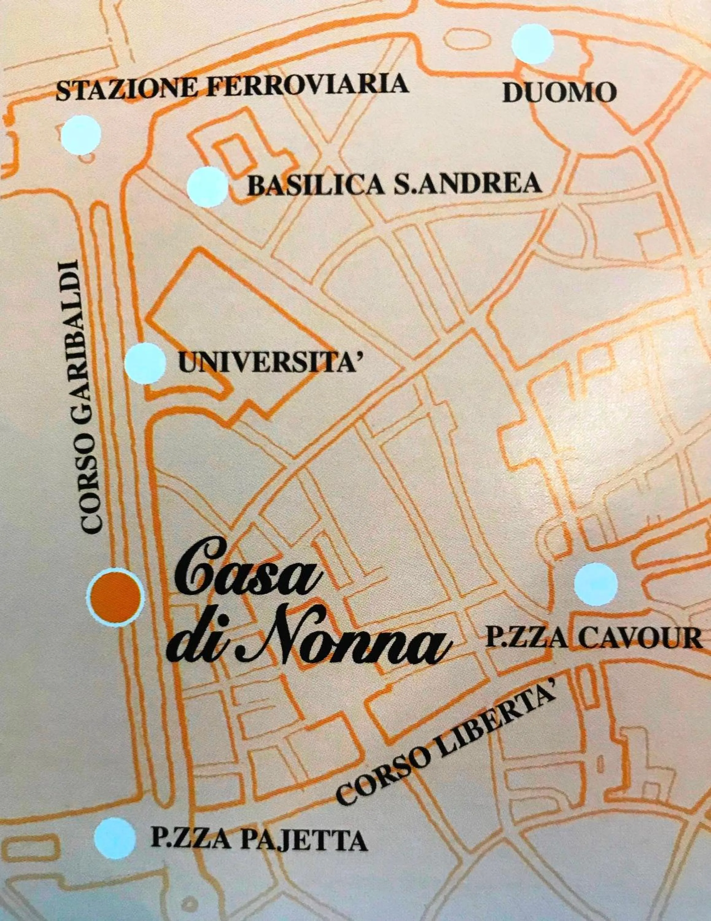Floor plan in Casa di Nonna