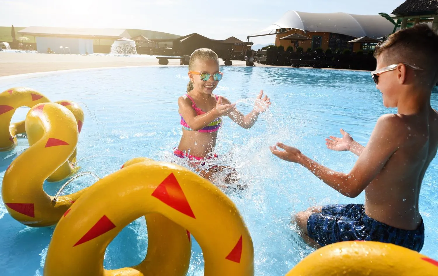 People in Holiday Village Tatralandia