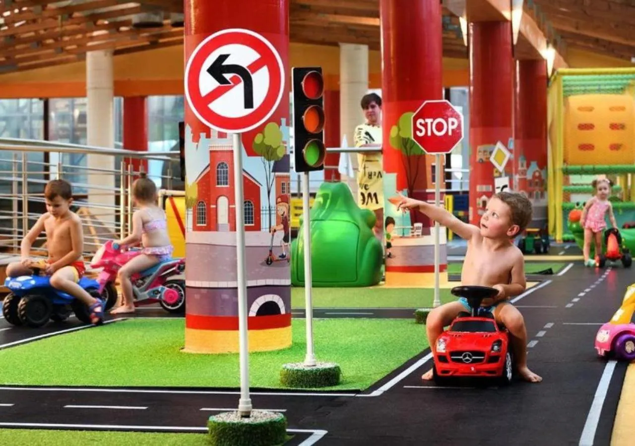 Children play ground in Holiday Village Tatralandia