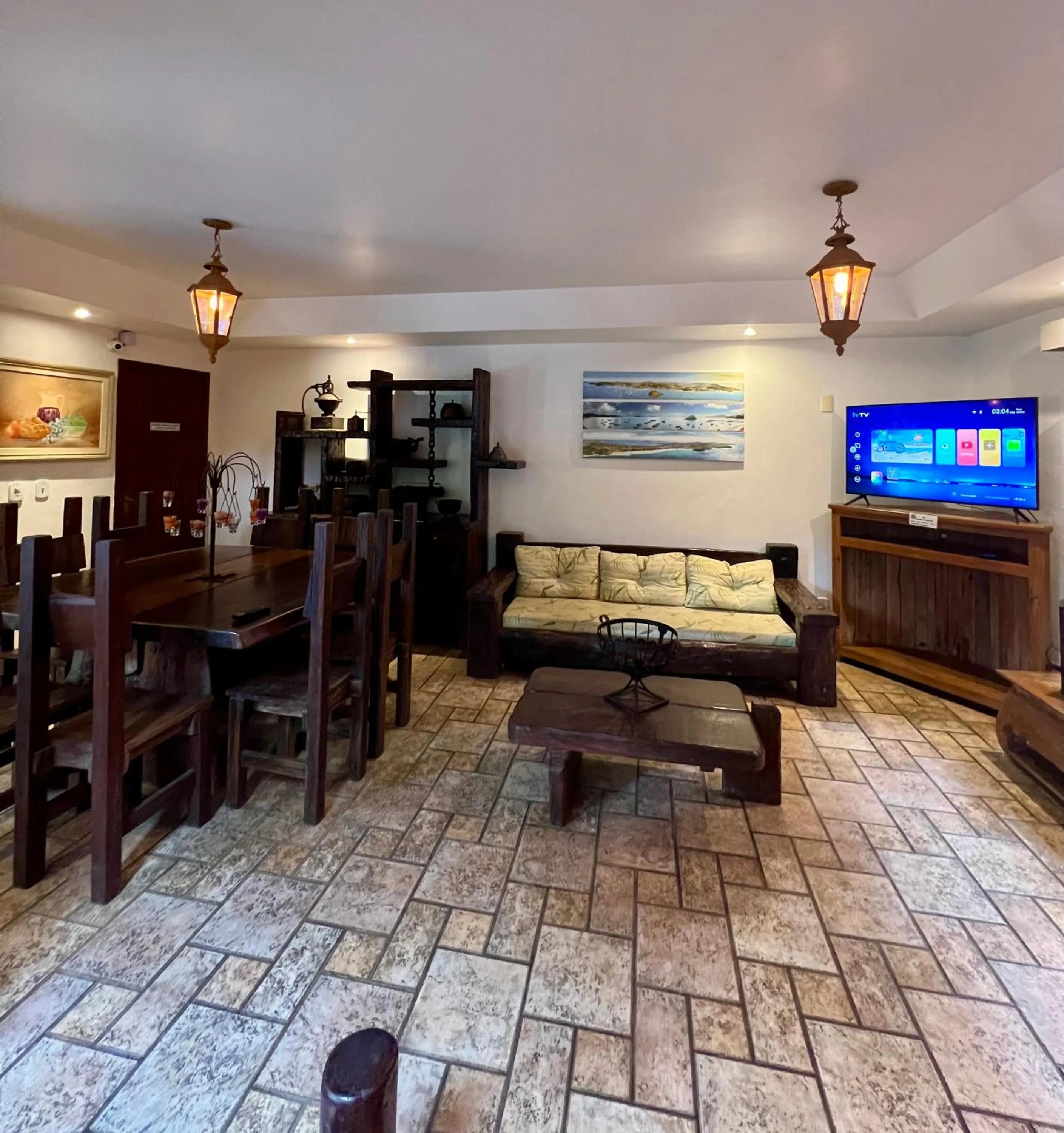 Living room in Pousada Alforria