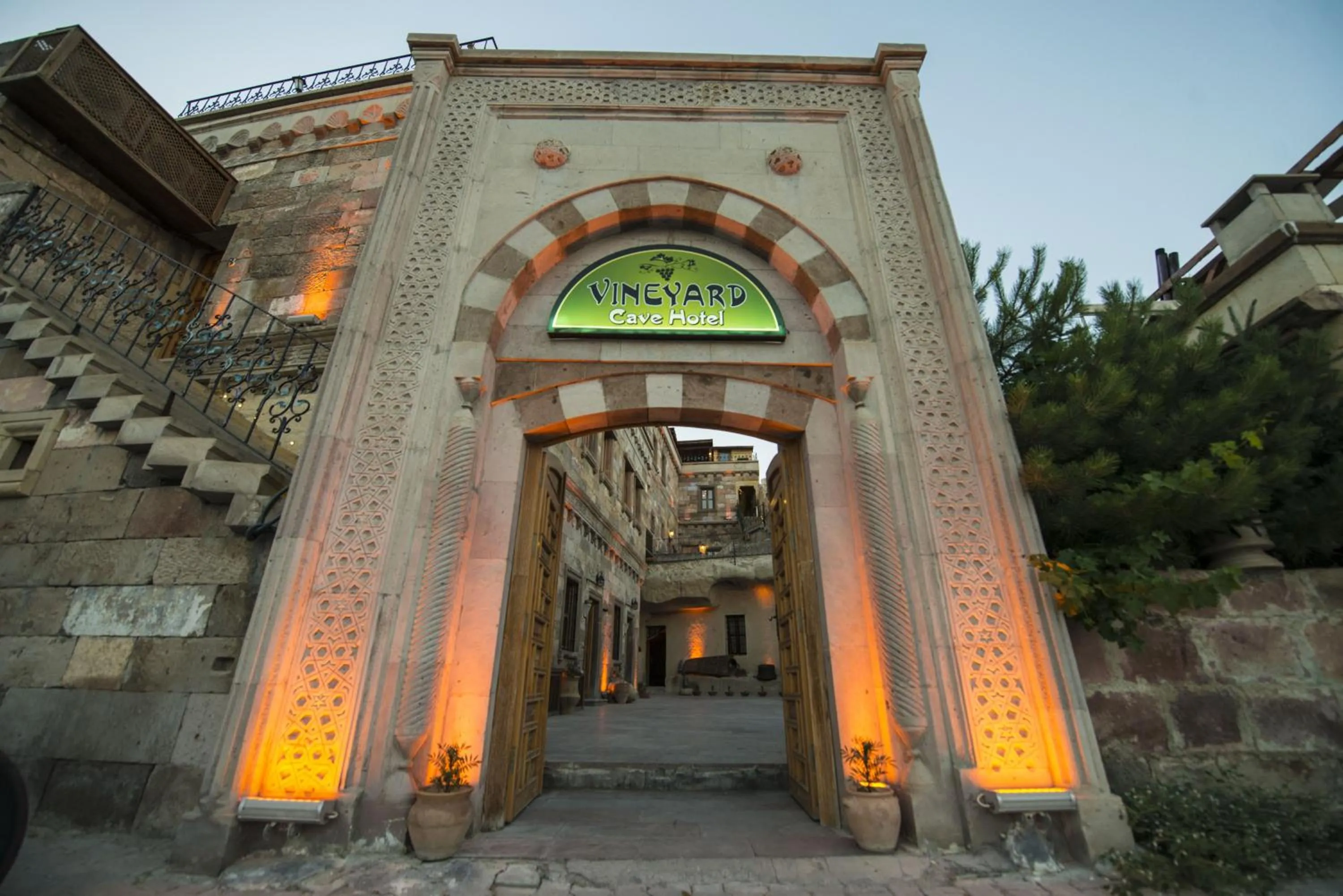 Property building in Vineyard Cave Hotel