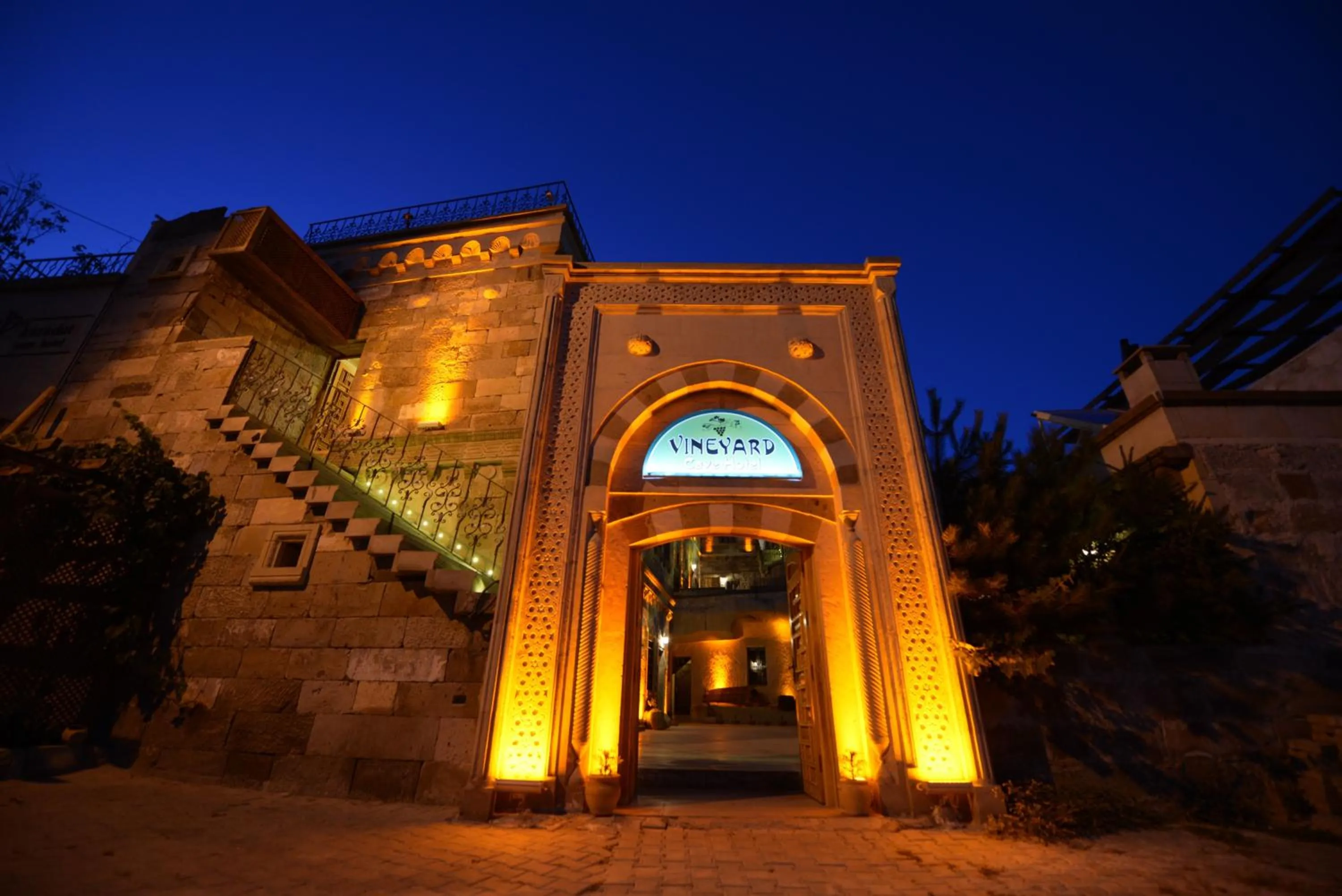 Property building in Vineyard Cave Hotel