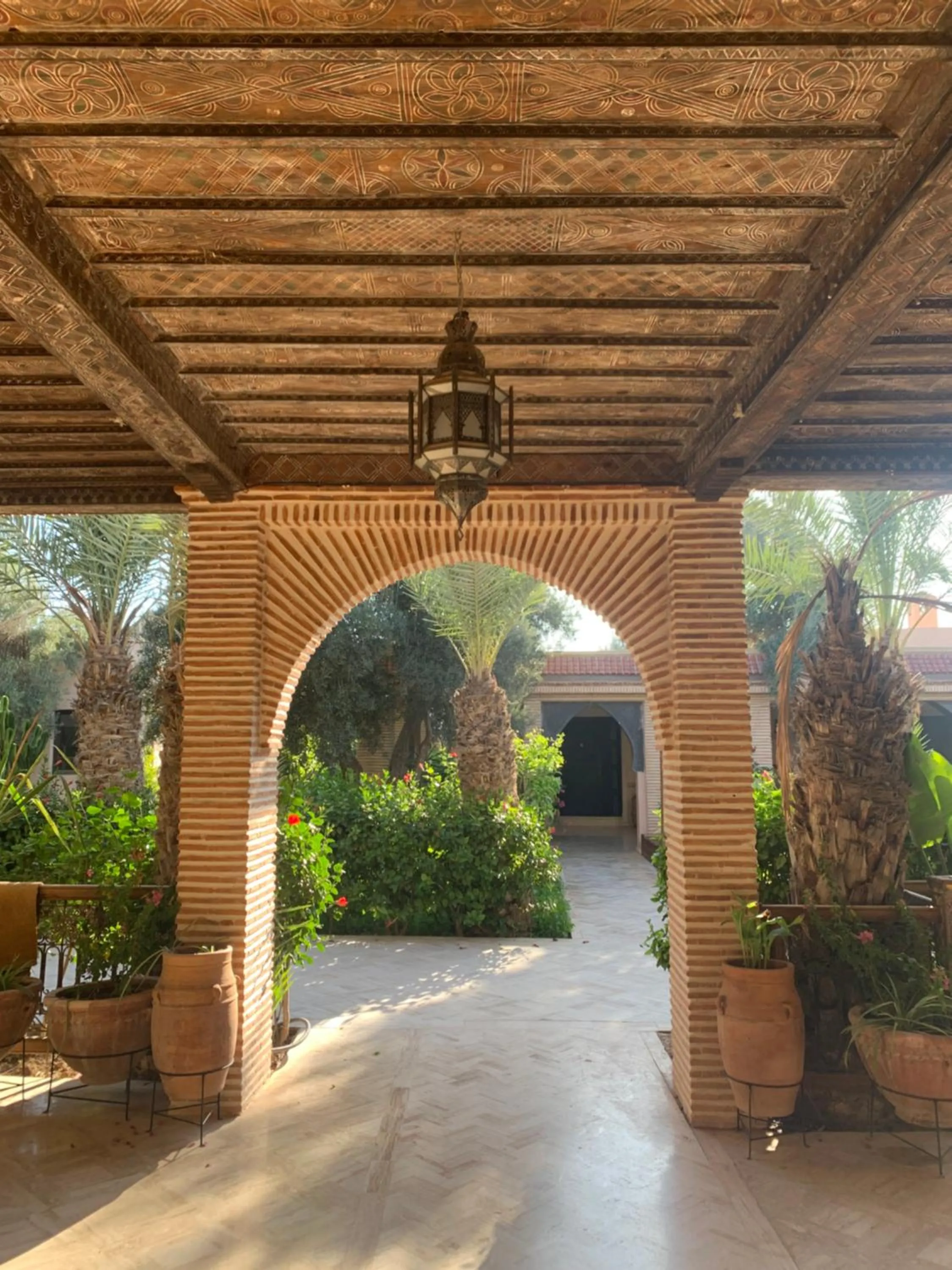 Patio in Riad le Jasmin