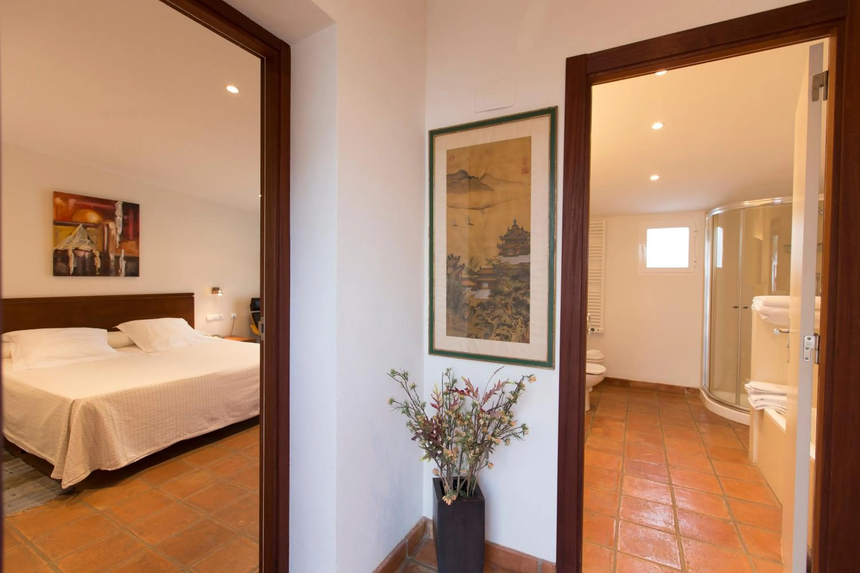 Bed in Hotel Cal Naudi