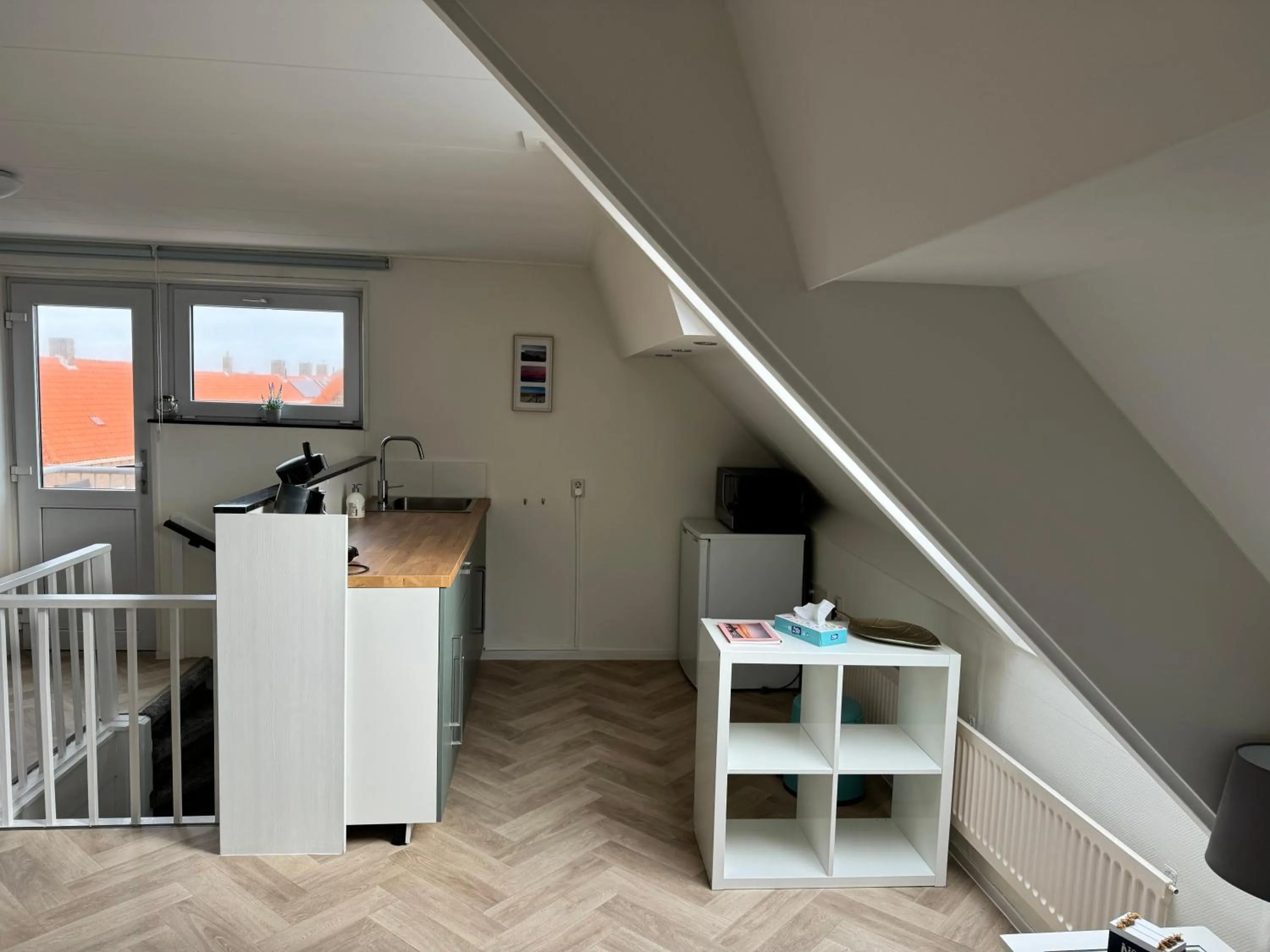 Kitchen or kitchenette in B&B Binisa