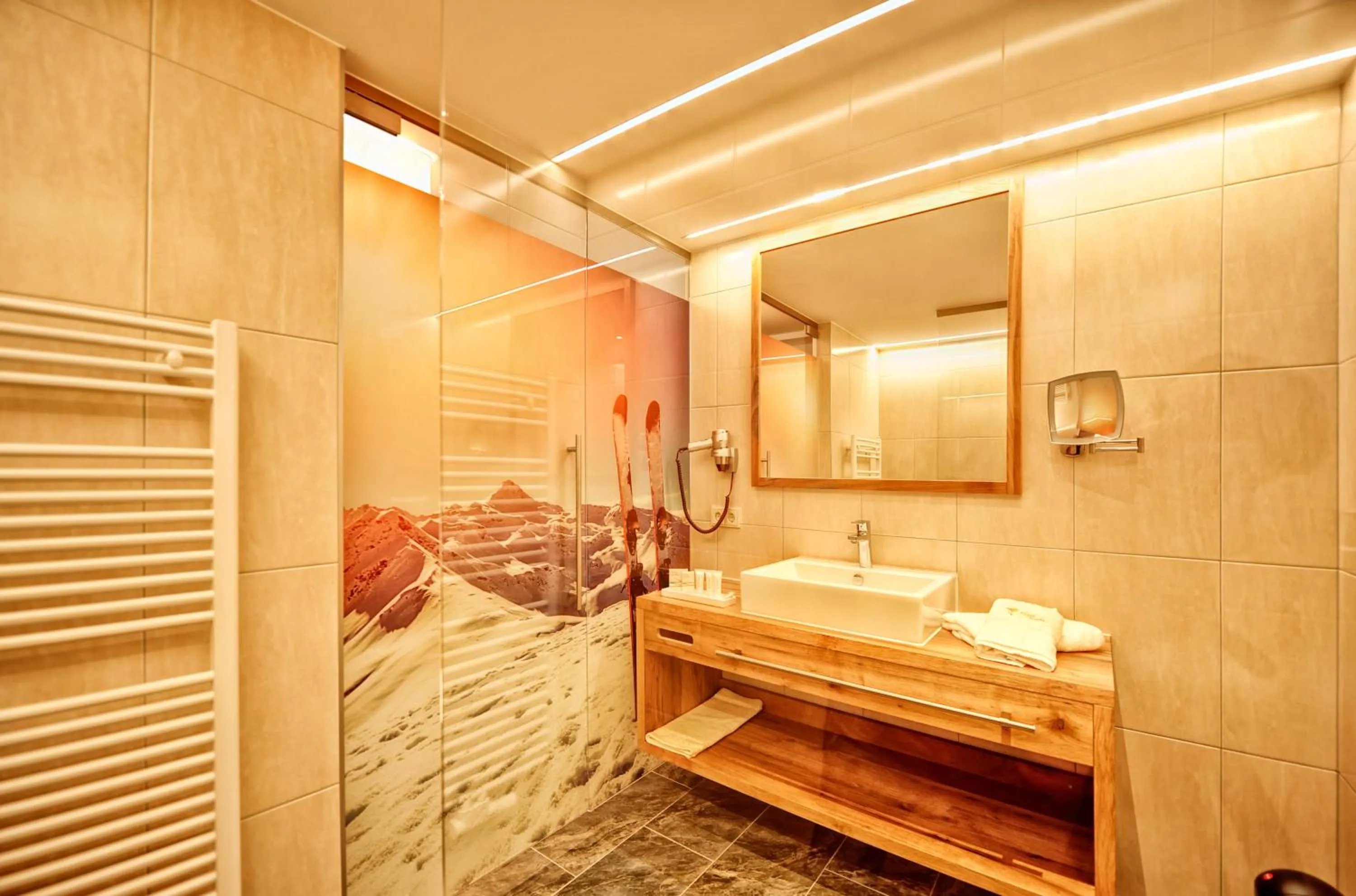 Bathroom in Hotel Arnika