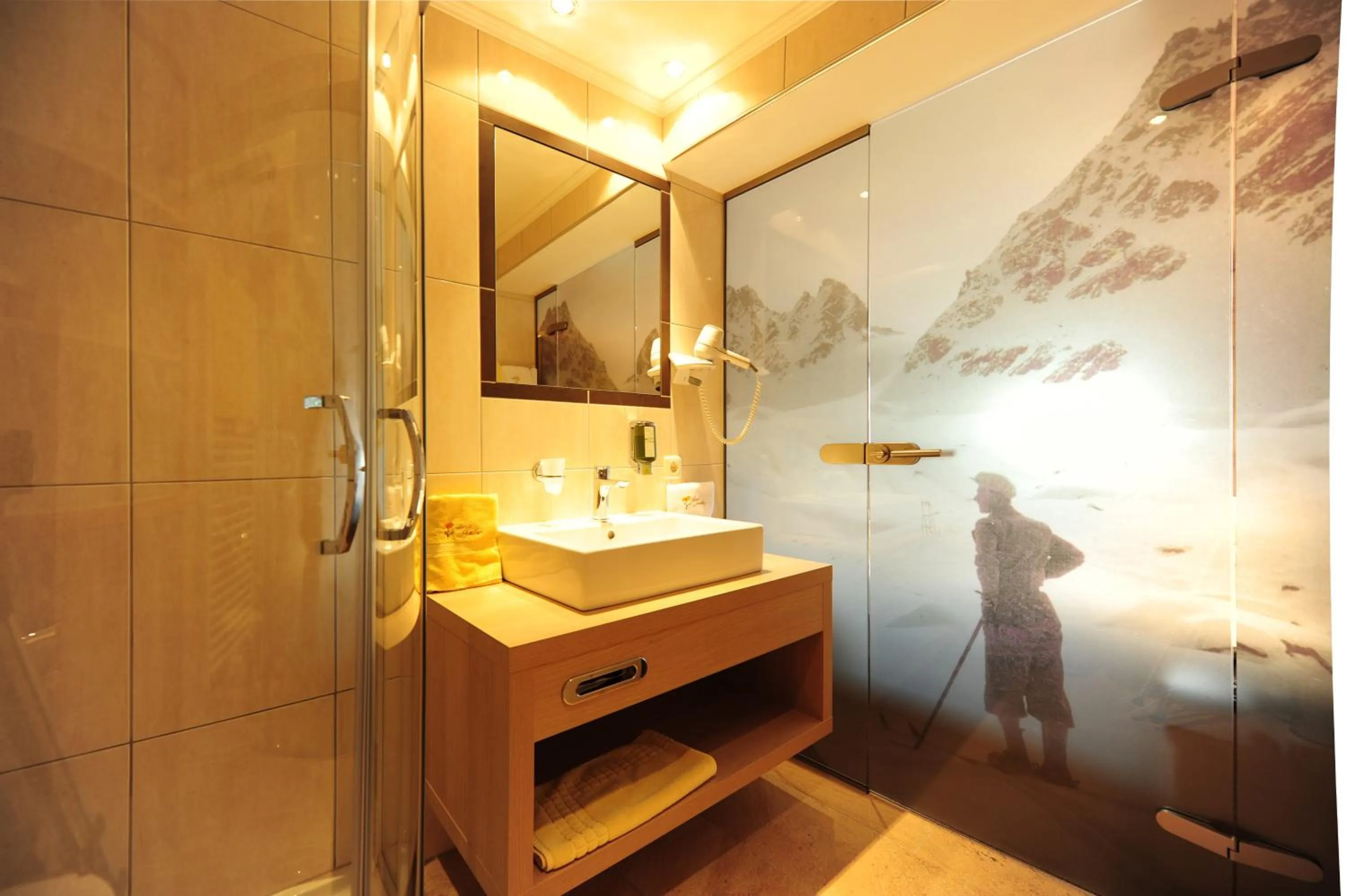 Bathroom in Hotel Arnika