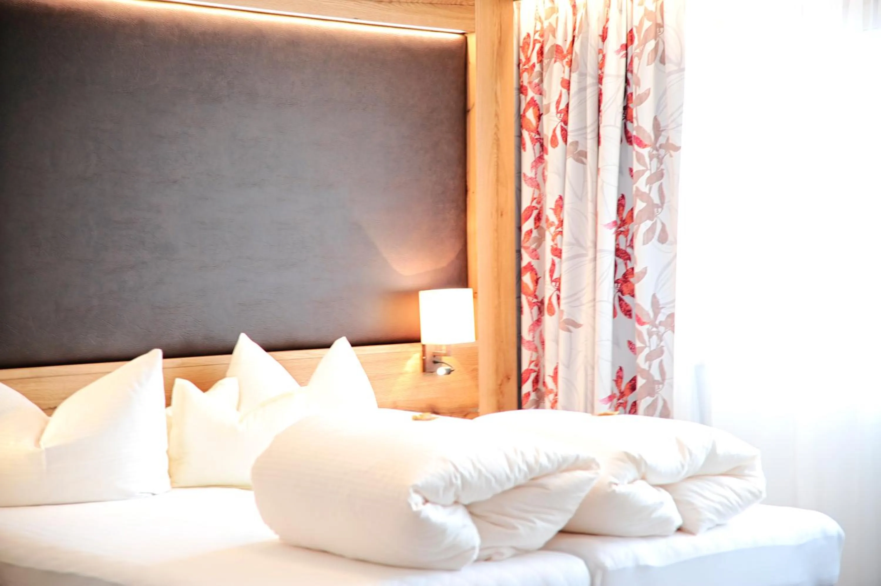 Decorative detail, Bed in Hotel Arnika