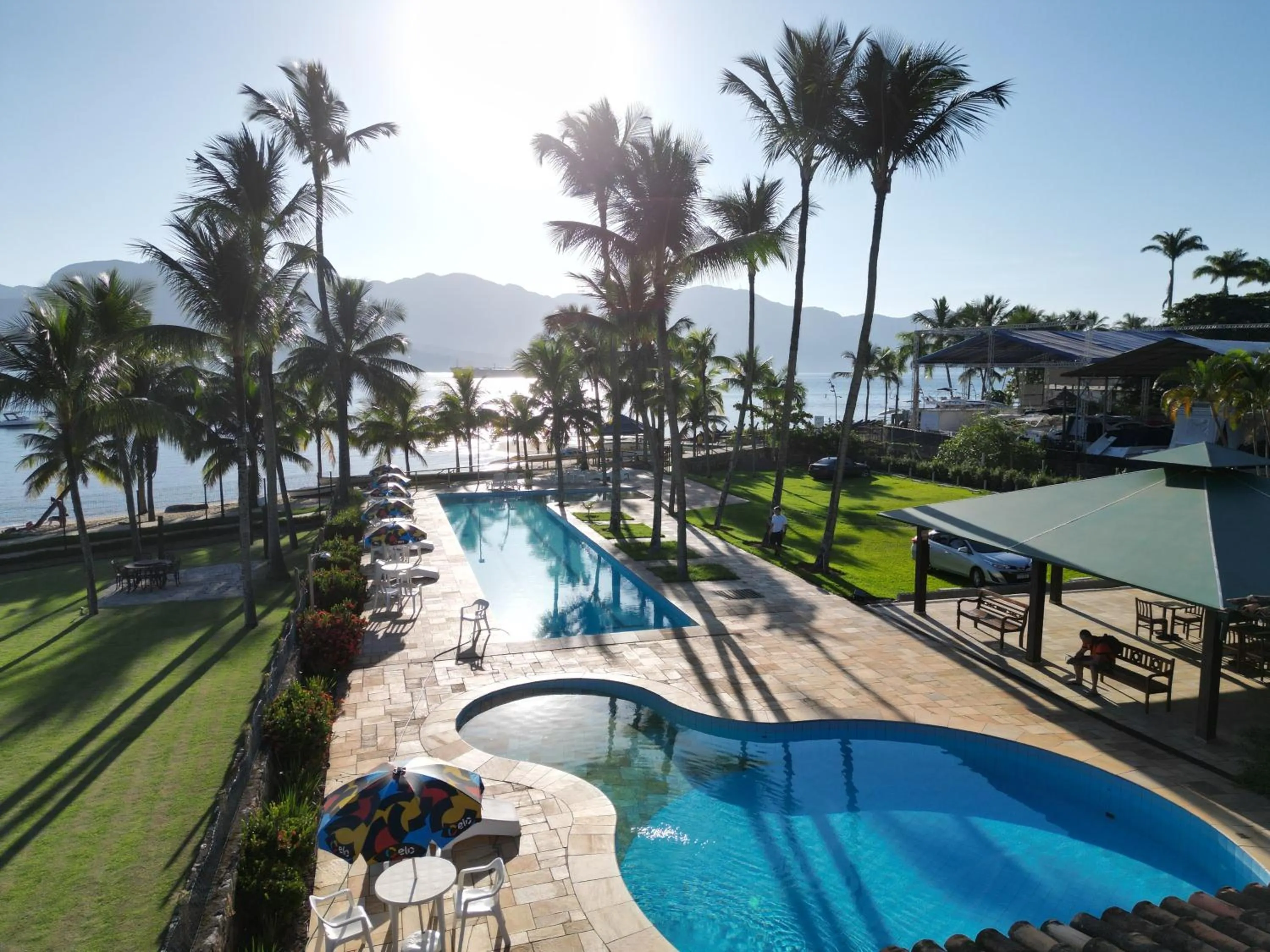 Swimming pool in Pousada Casa Amarela