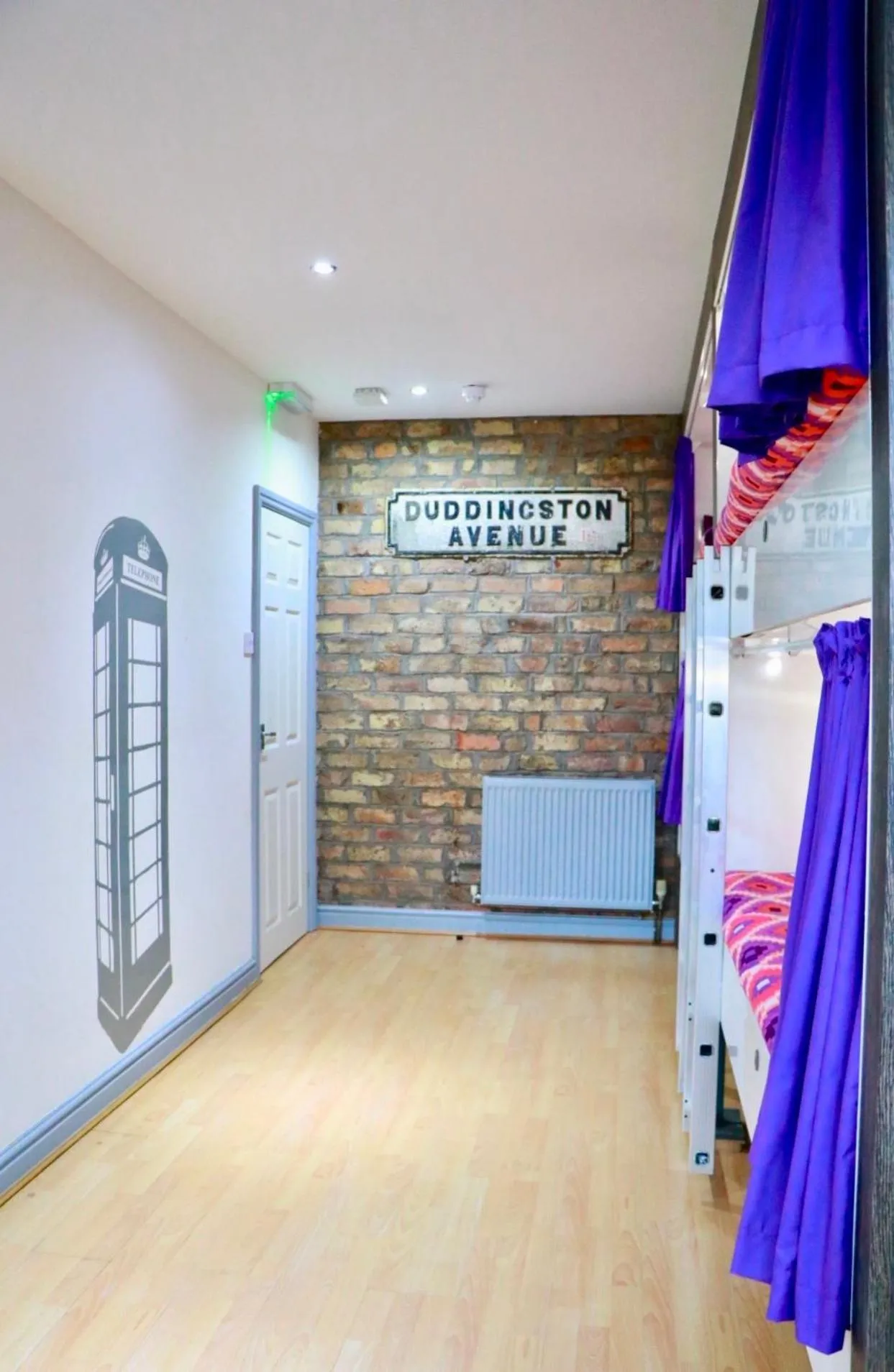 Decorative detail in The Liverpool Pod Travel Hostel