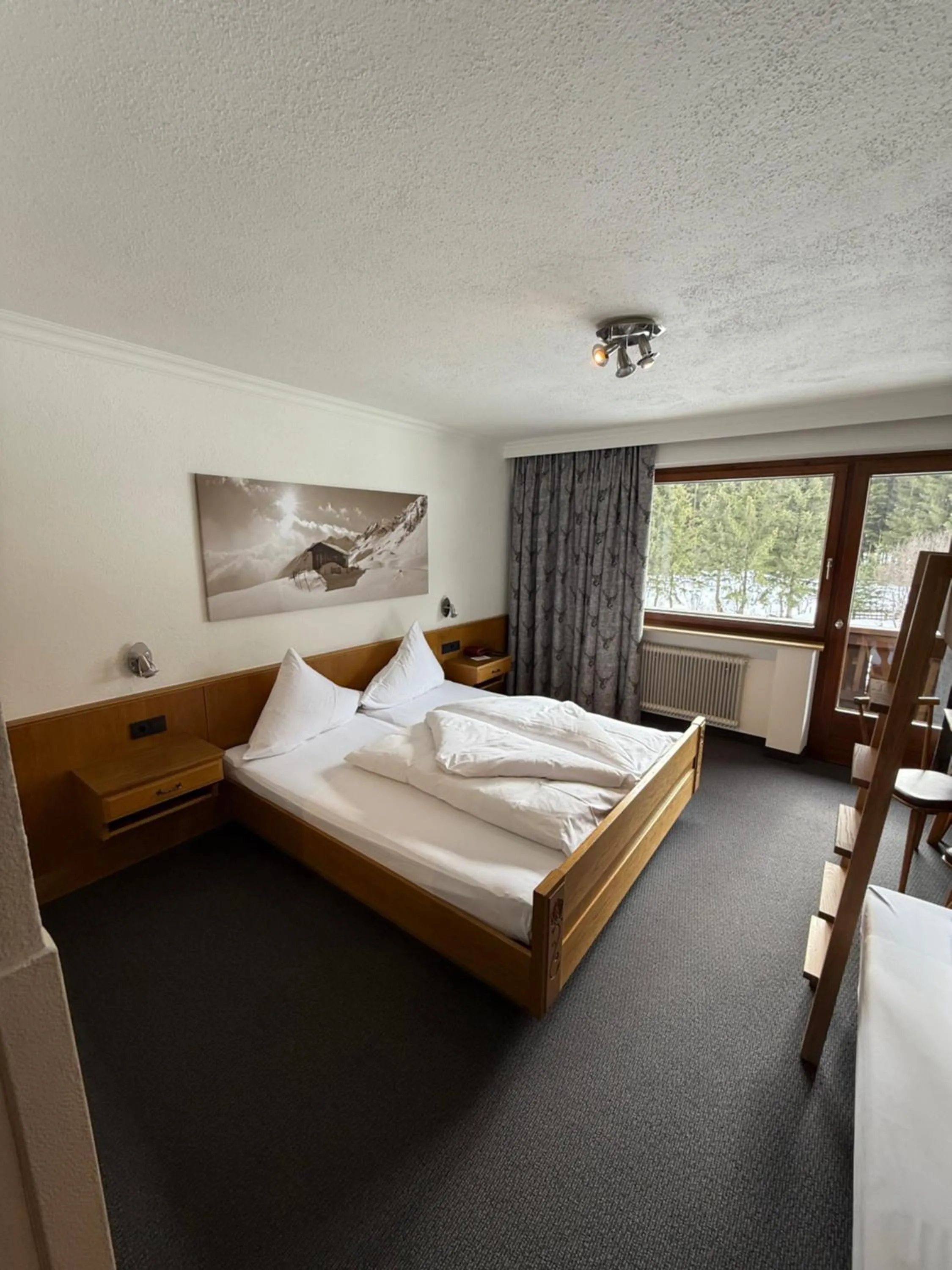 Bedroom, Bed in Hotel Garni Bergwelt