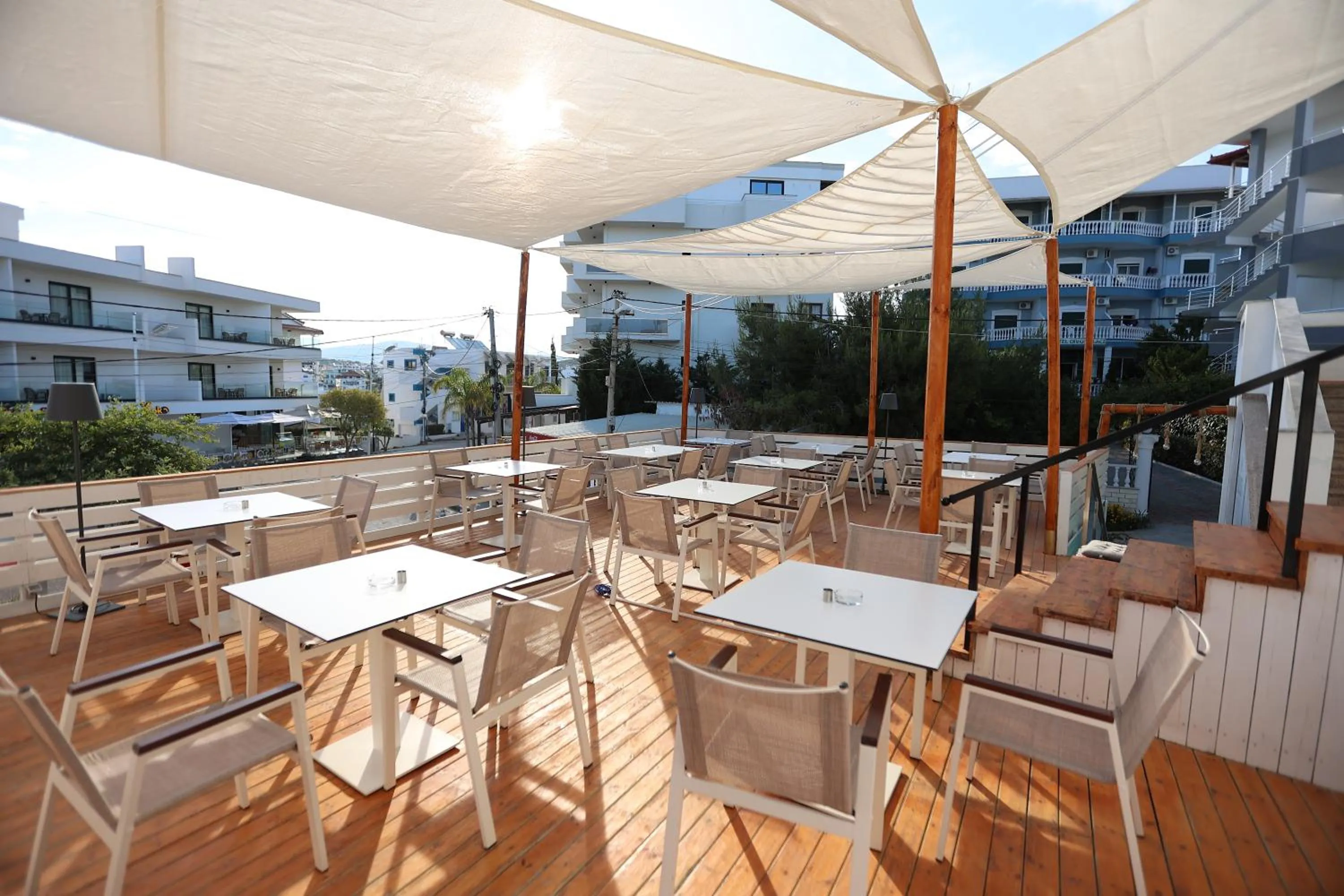 Seating area in BLISS Hotel