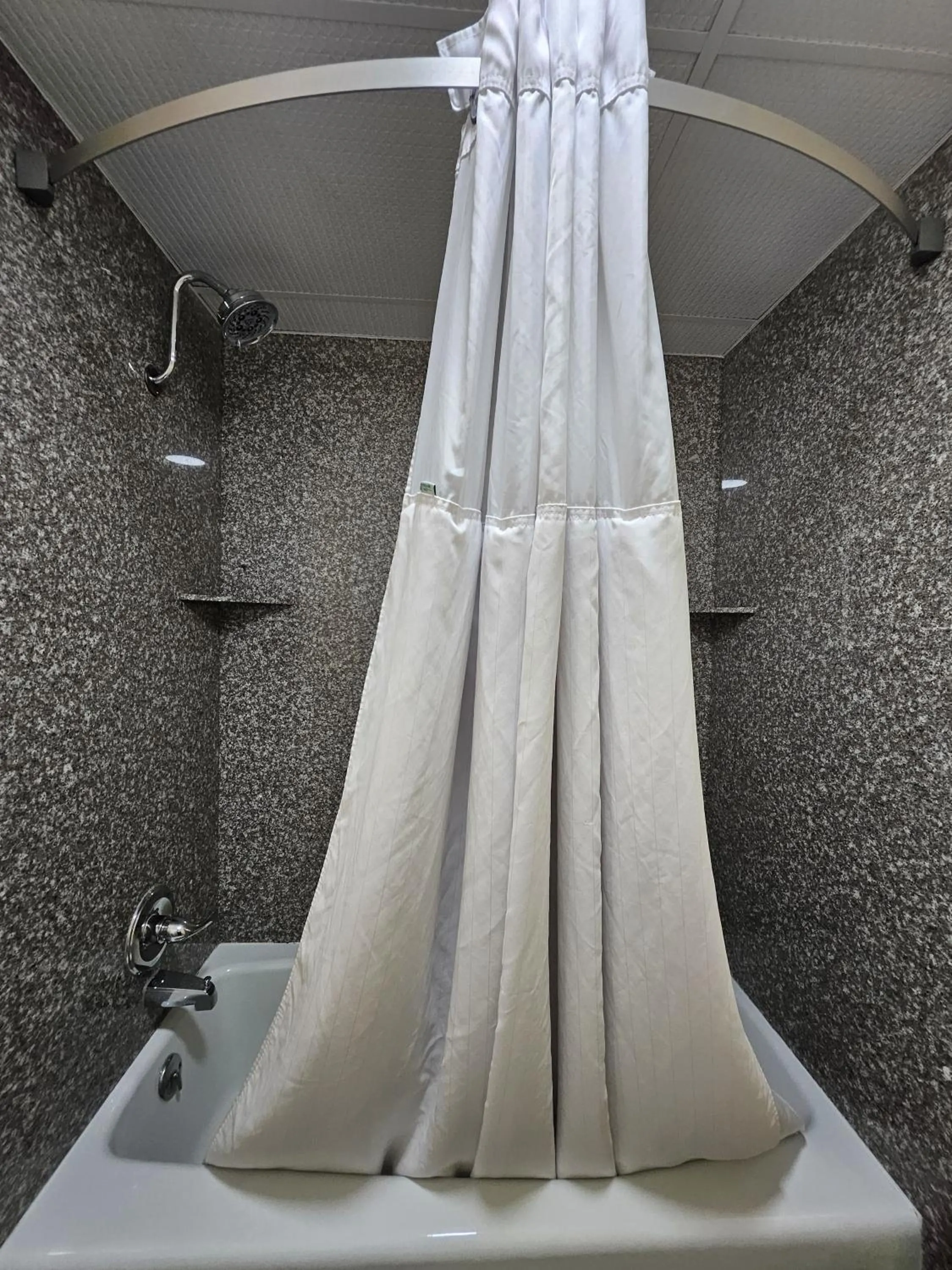 Shower in Super 8 by Wyndham Clinton