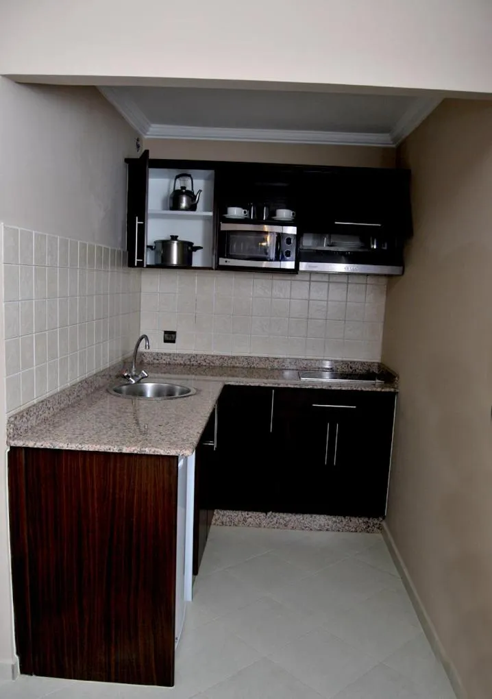 Kitchen or kitchenette in Suite Hotel Tilila