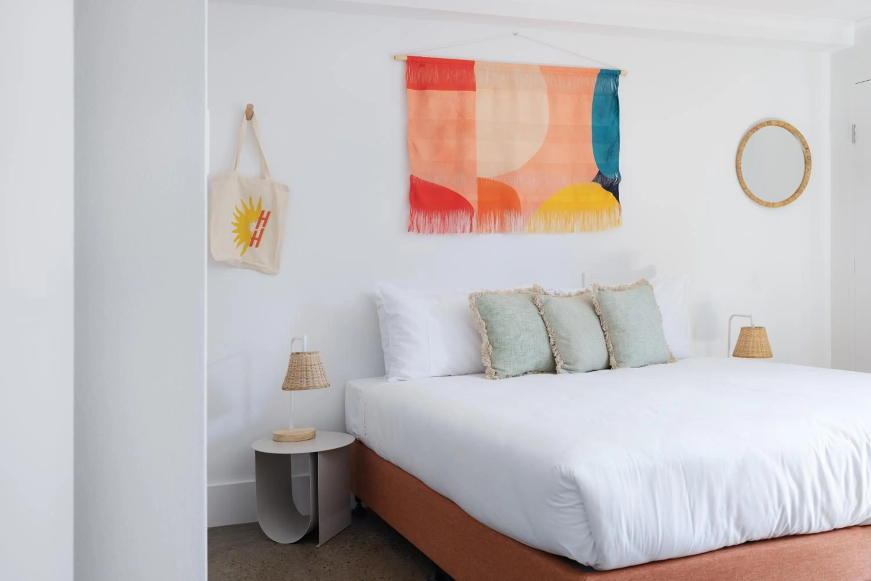 Bed in Hotel Hacienda