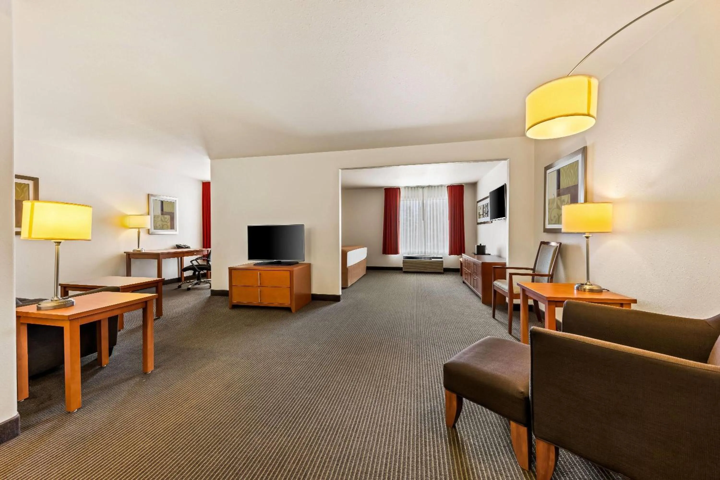 Living room in Wingate by Wyndham Calgary South