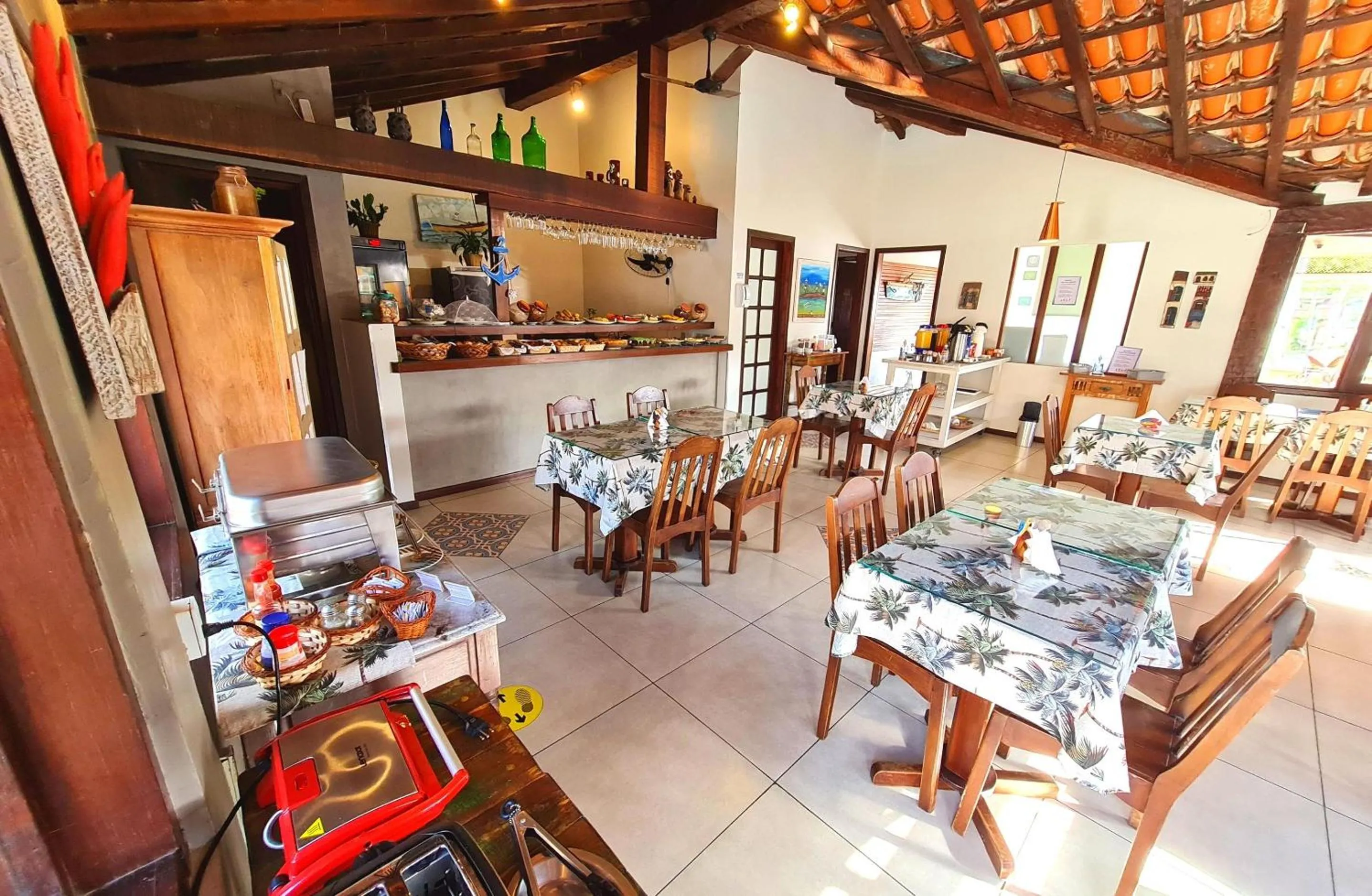 Buffet breakfast in Pousada Solar de Geribá