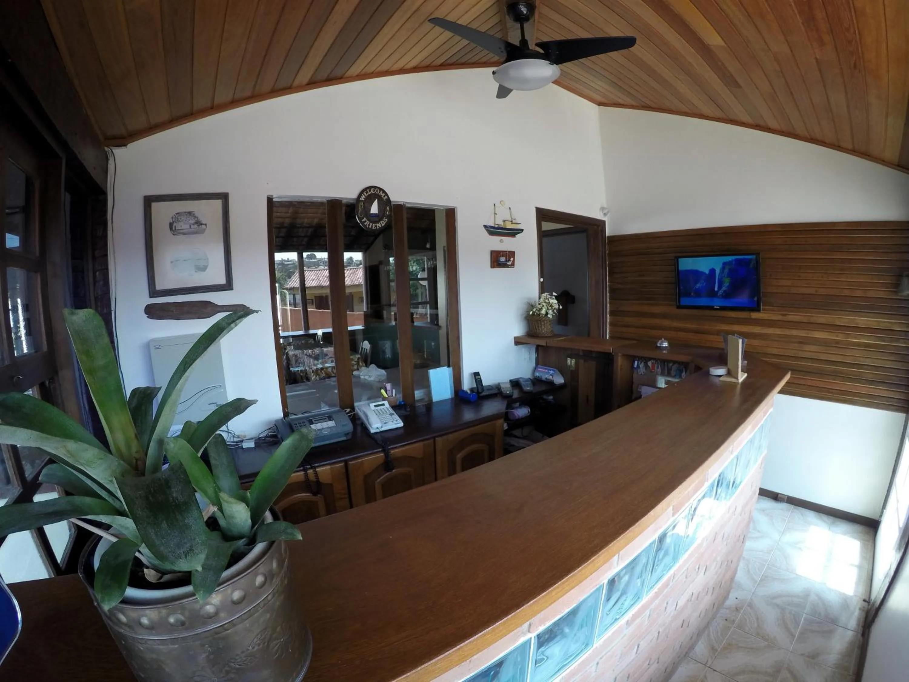 Lobby or reception in Pousada Solar de Geribá