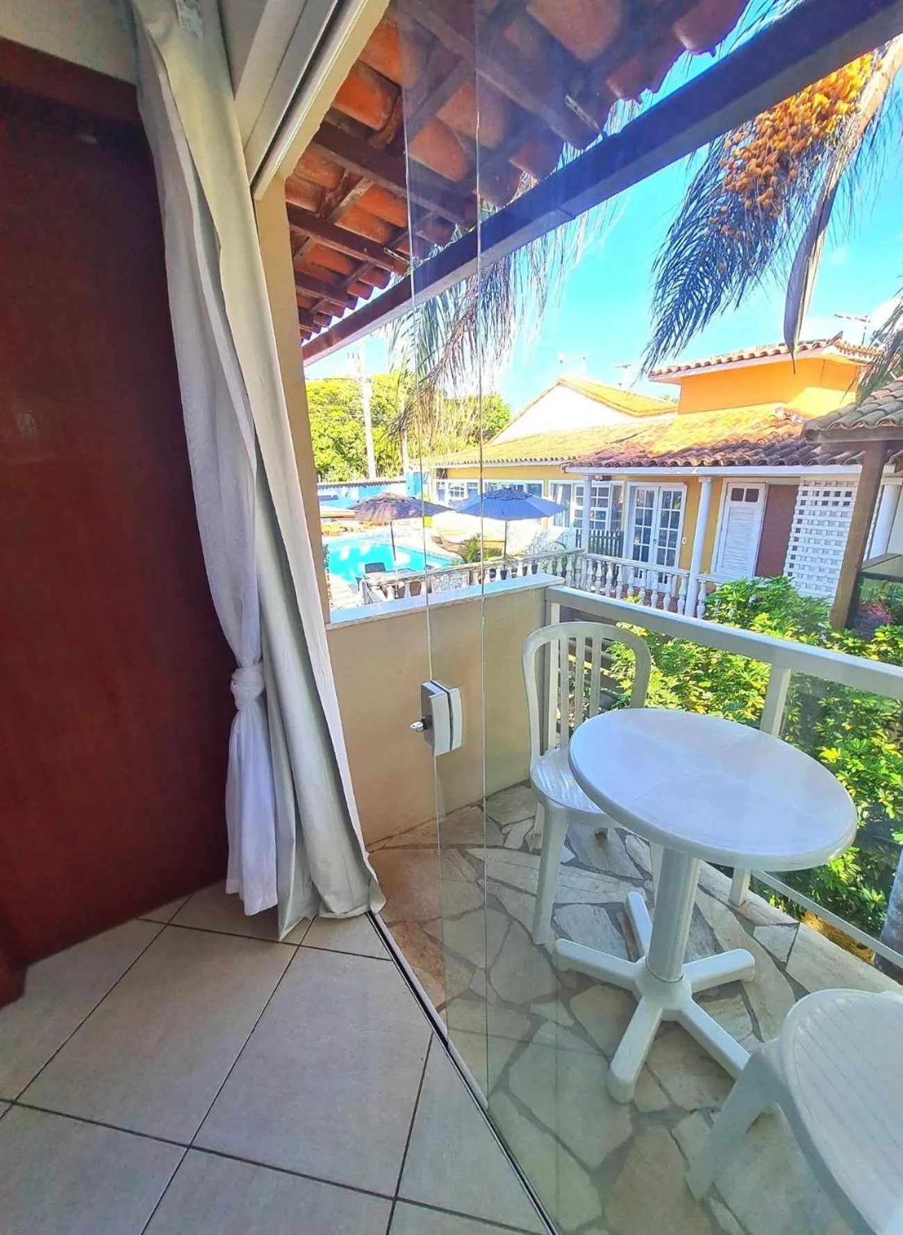 Balcony/Terrace in Pousada Solar de Geribá