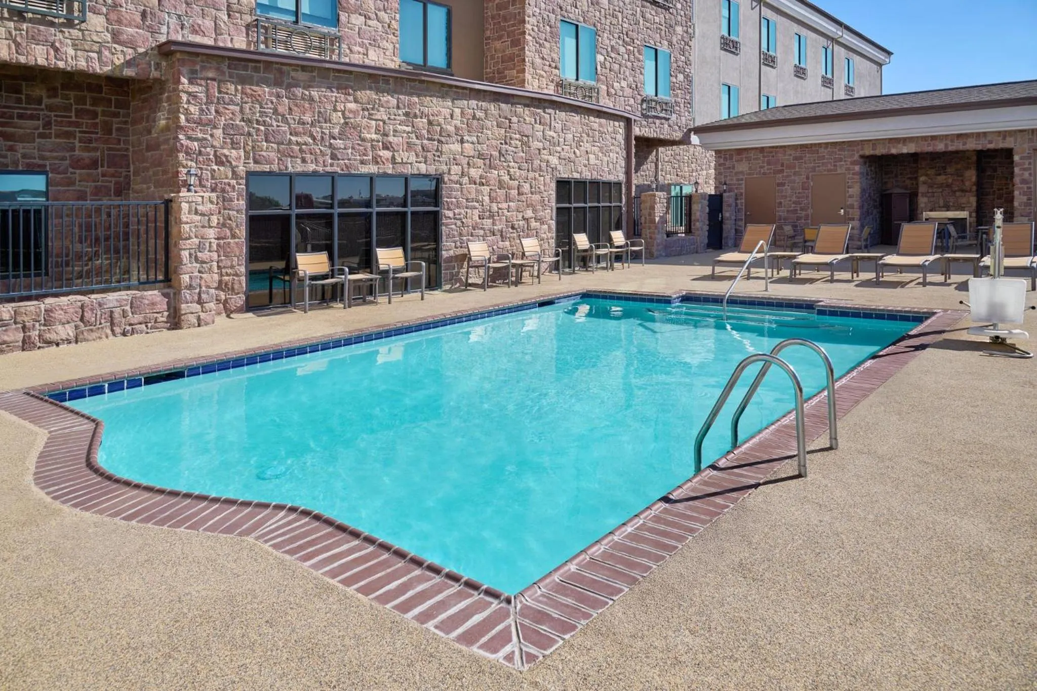 Swimming pool in Holiday Inn Express Hotel and Suites - Odessa by IHG