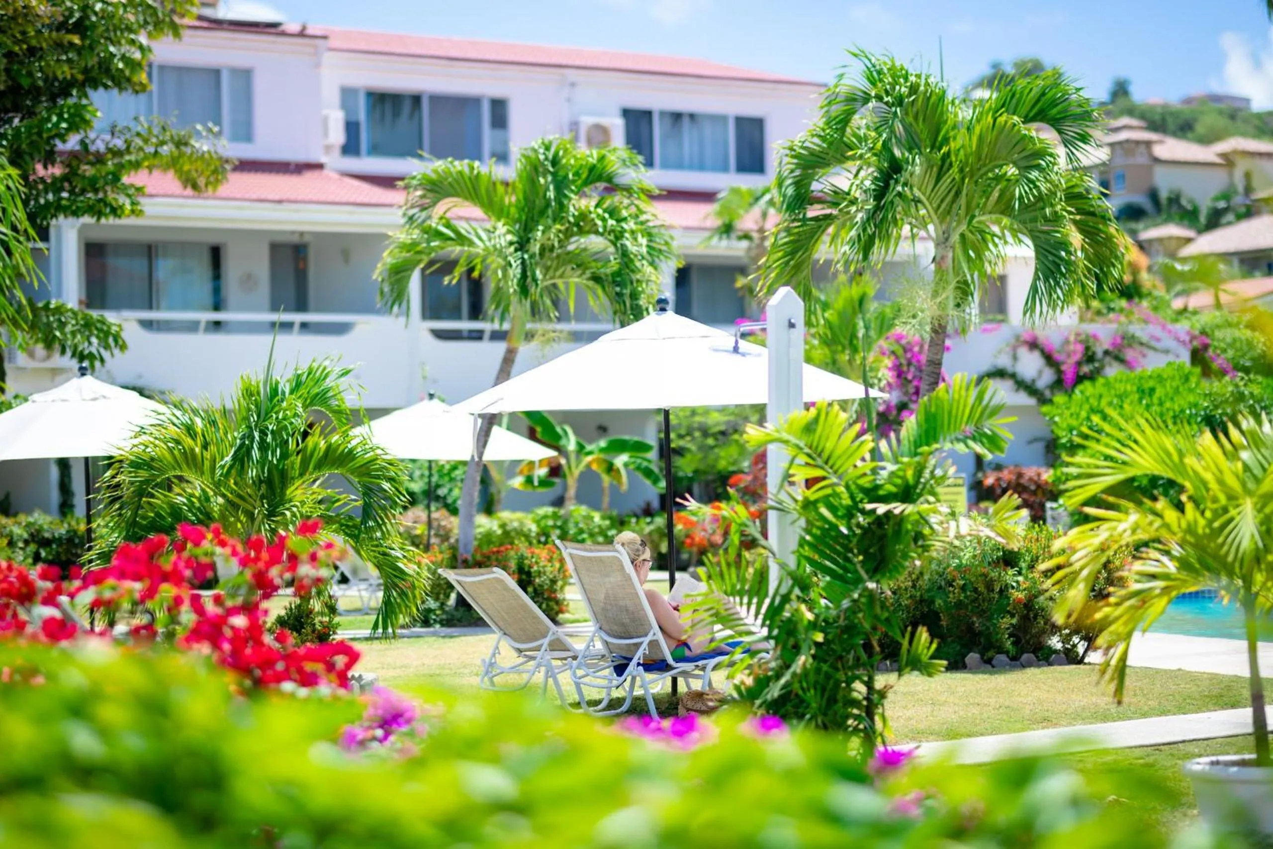 Swimming pool in Antigua Village Beach Resort