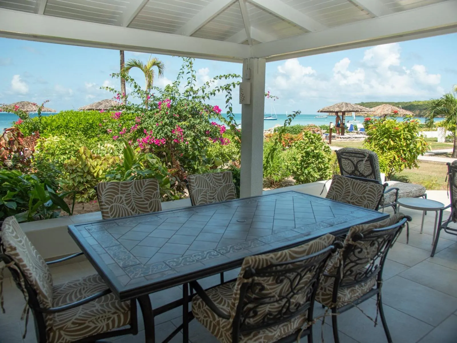 Patio in Antigua Village Beach Resort