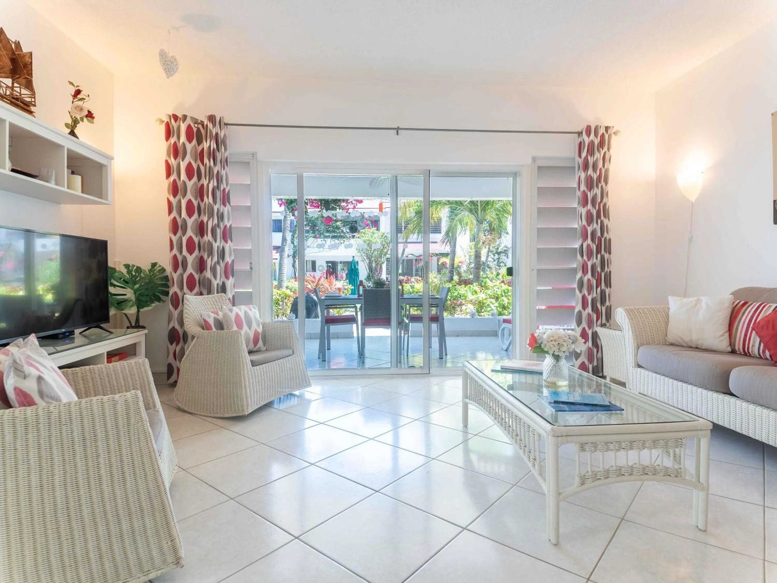 Living room in Antigua Village Beach Resort
