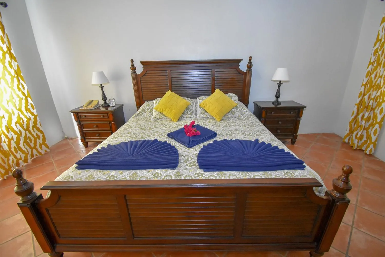 Bed in Antigua Village Beach Resort