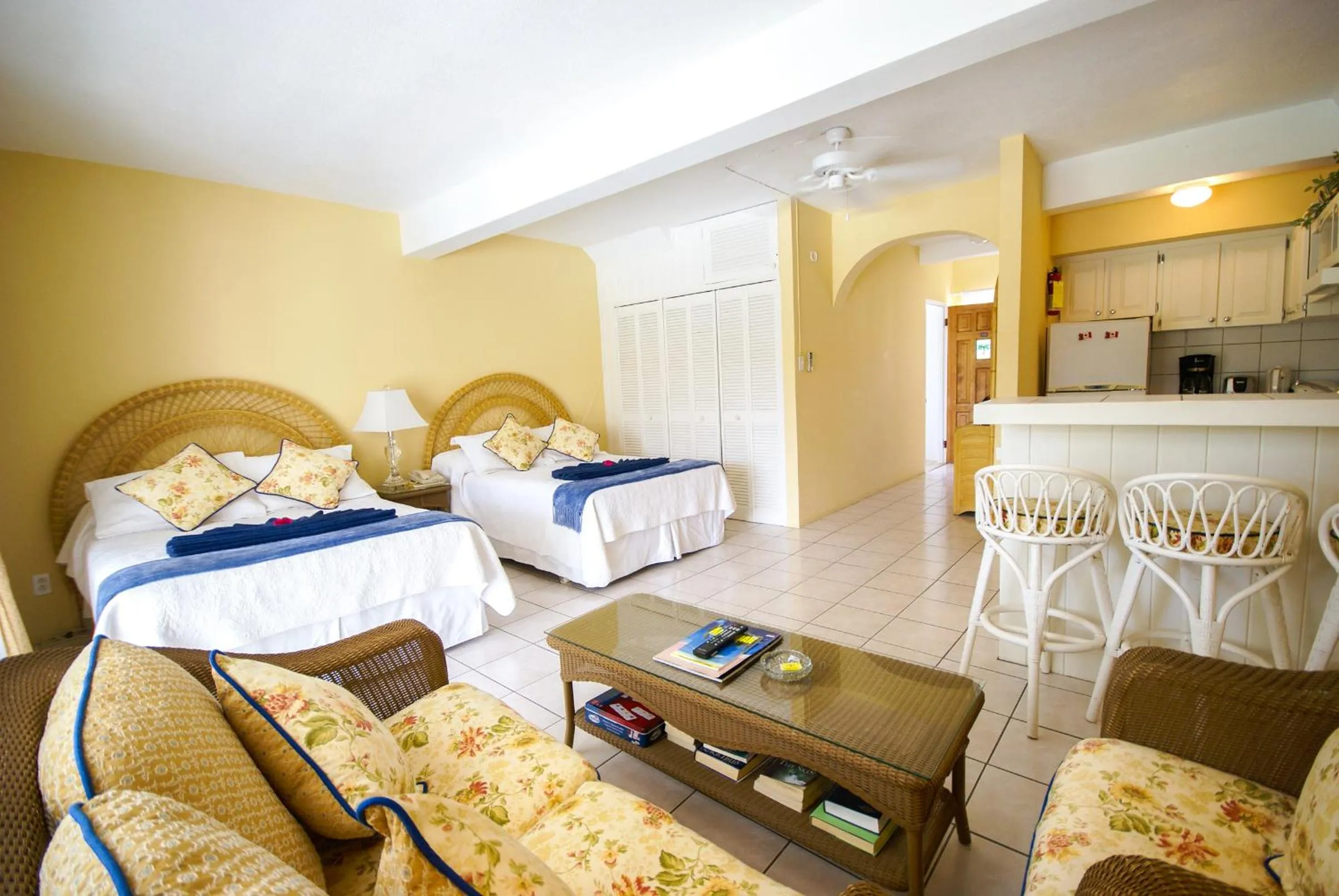 Photo of the whole room, Bed in Antigua Village Beach Resort