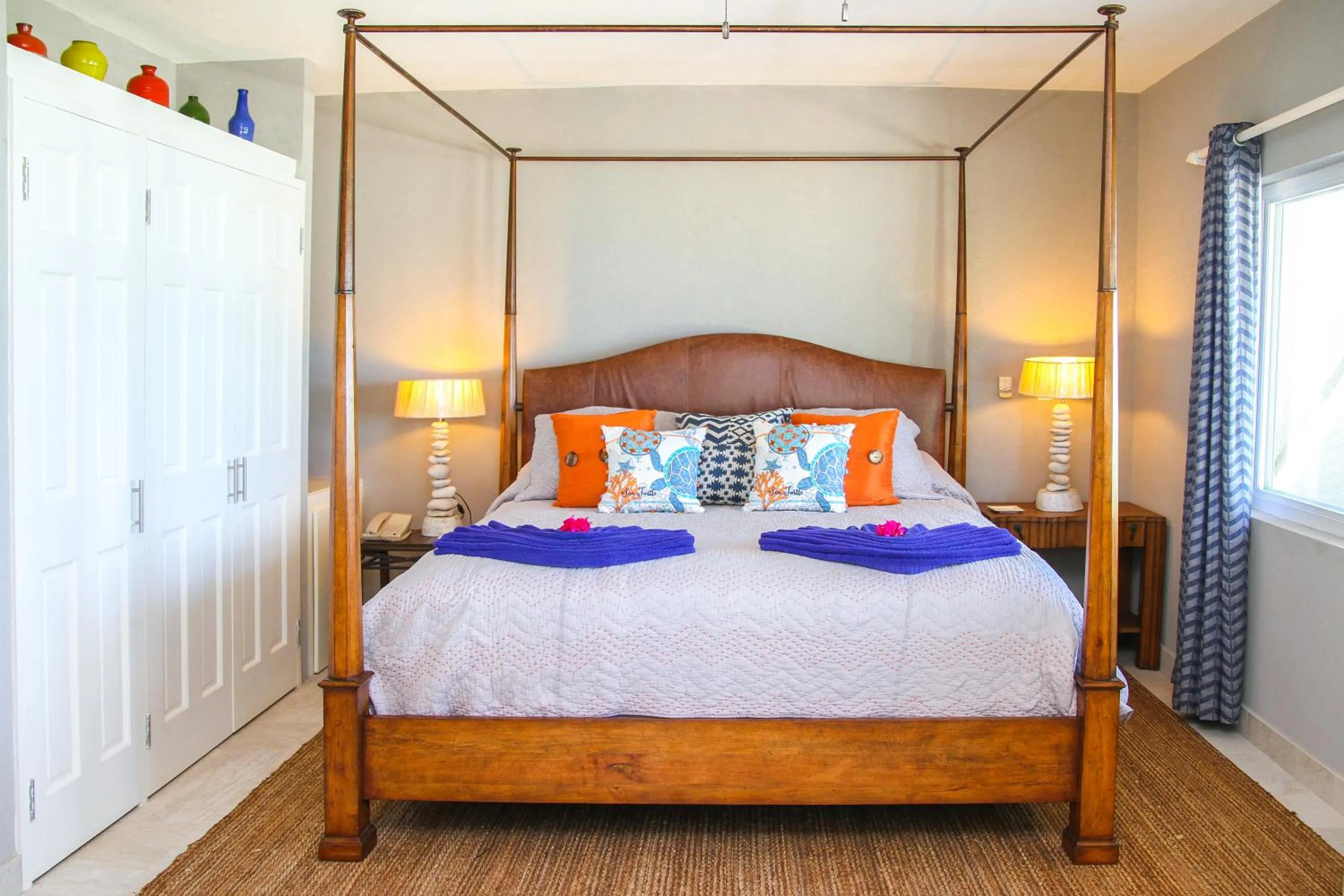 Bed in Antigua Village Beach Resort