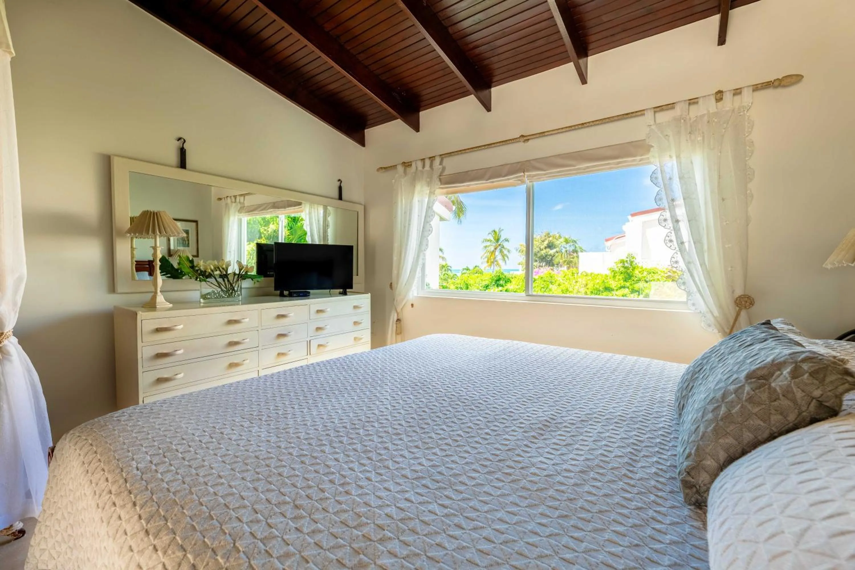 Bedroom, Bed in Antigua Village Beach Resort