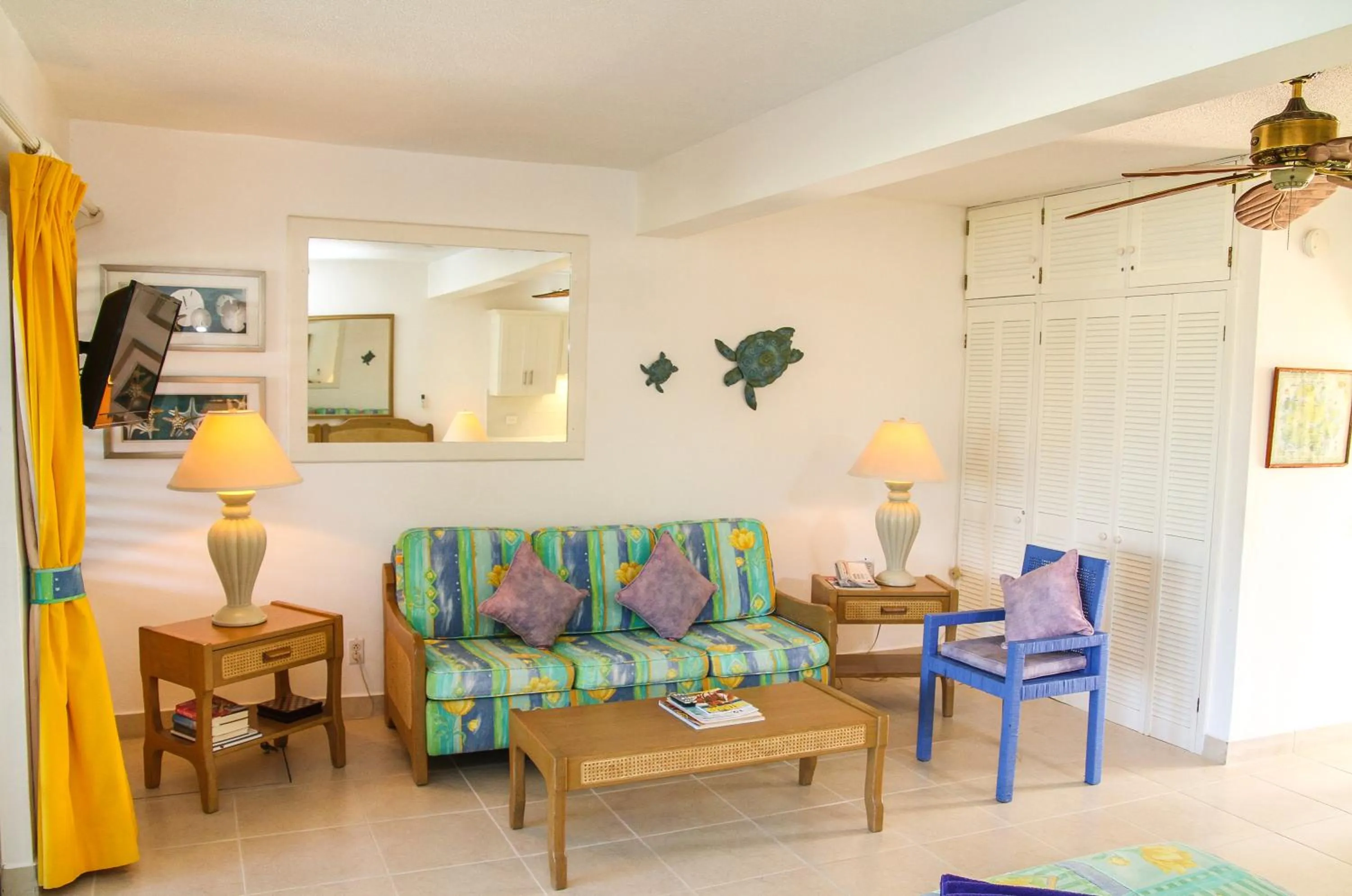 Living room in Antigua Village Beach Resort