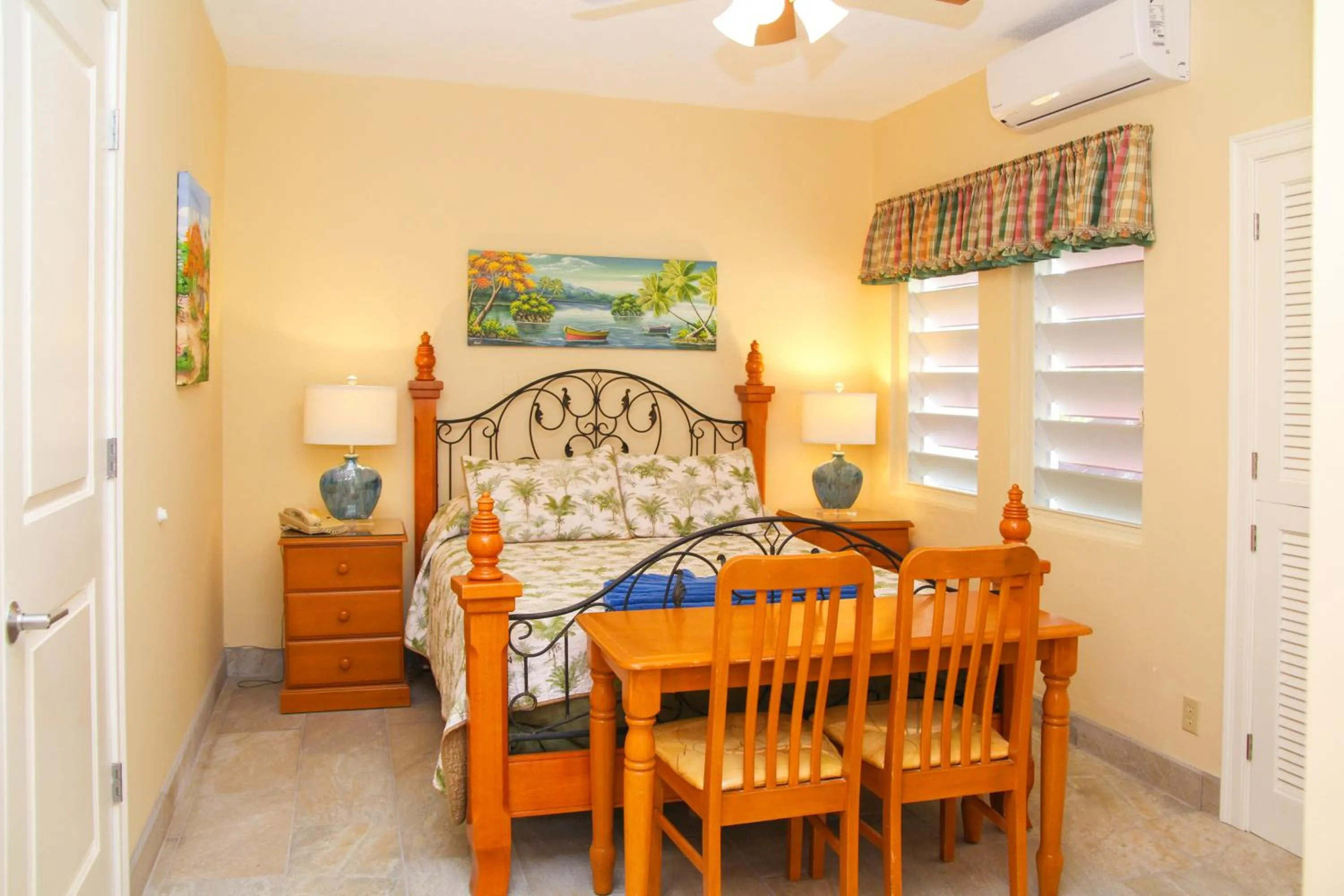 Bed in Antigua Village Beach Resort