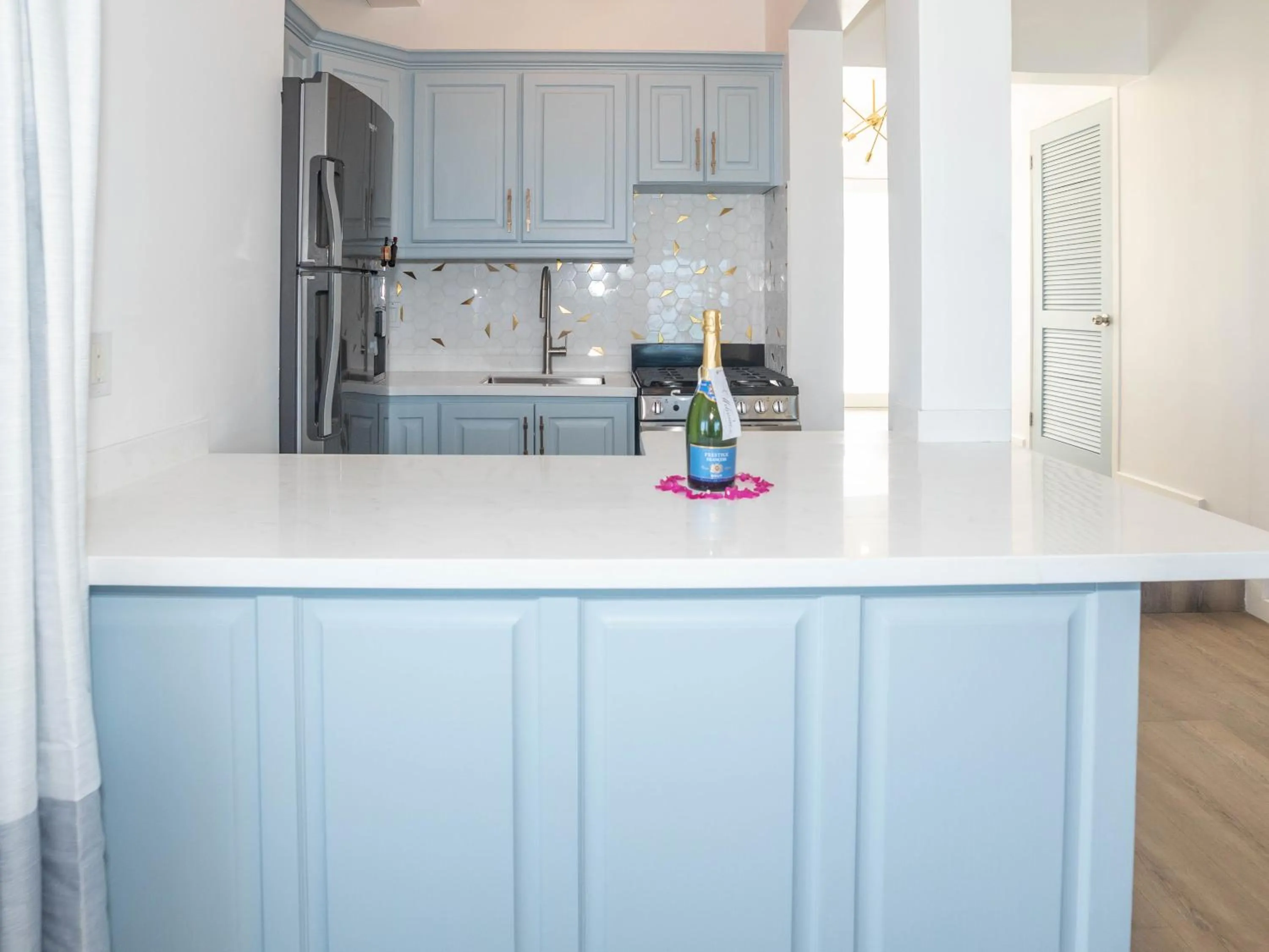 Kitchen or kitchenette in Antigua Village Beach Resort