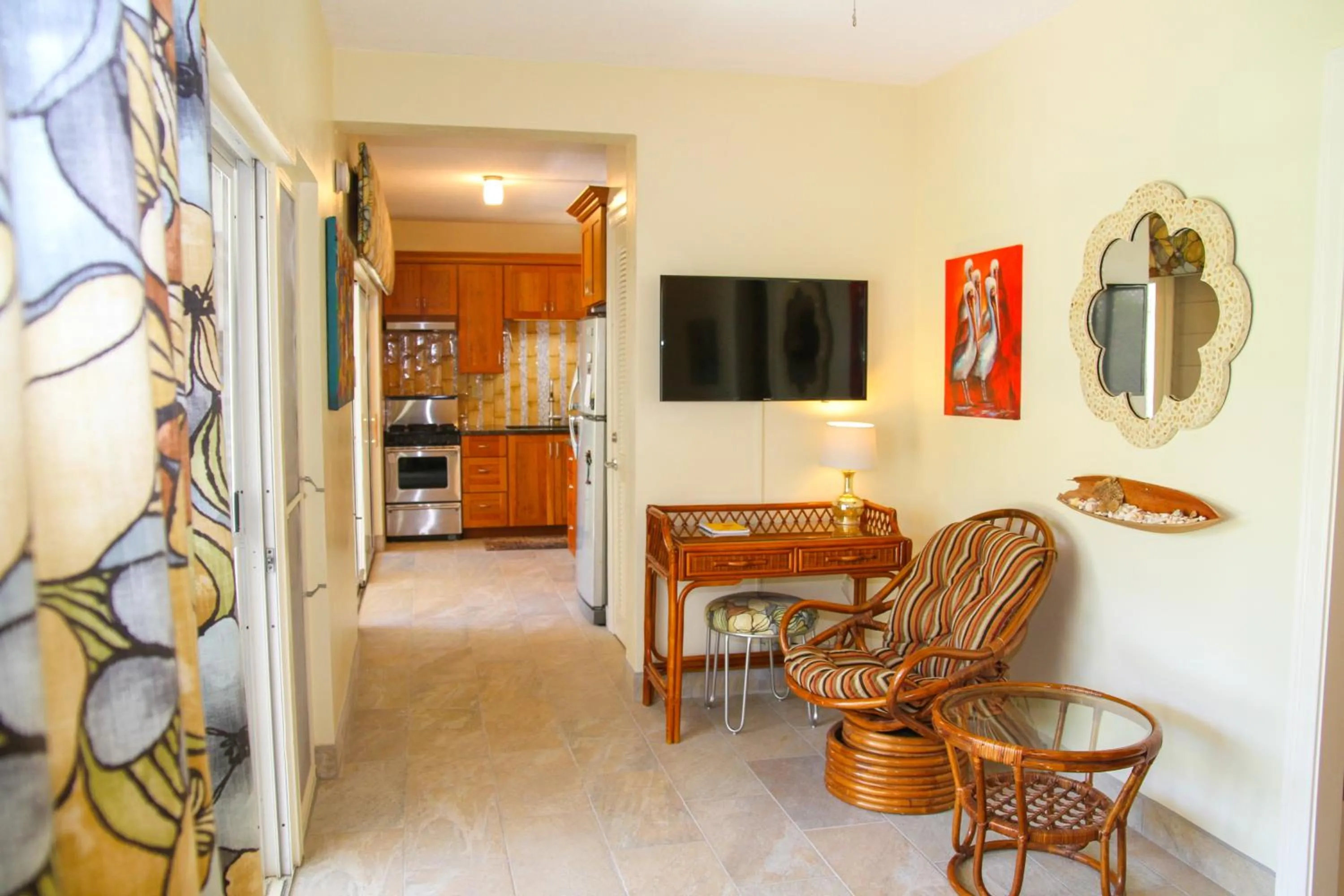 Living room in Antigua Village Beach Resort