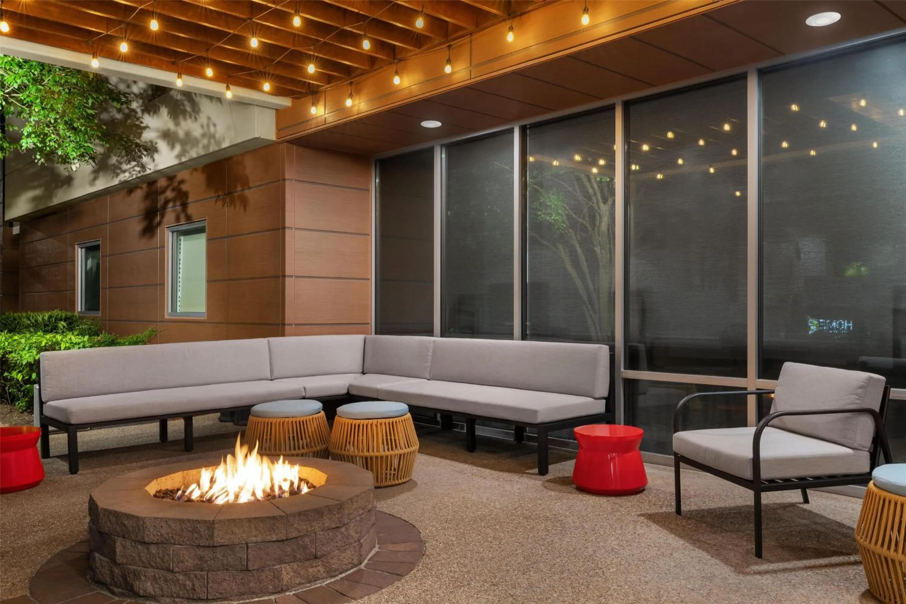 Patio in Home2 Suites by Hilton Lexington Park Patuxent River NAS, MD