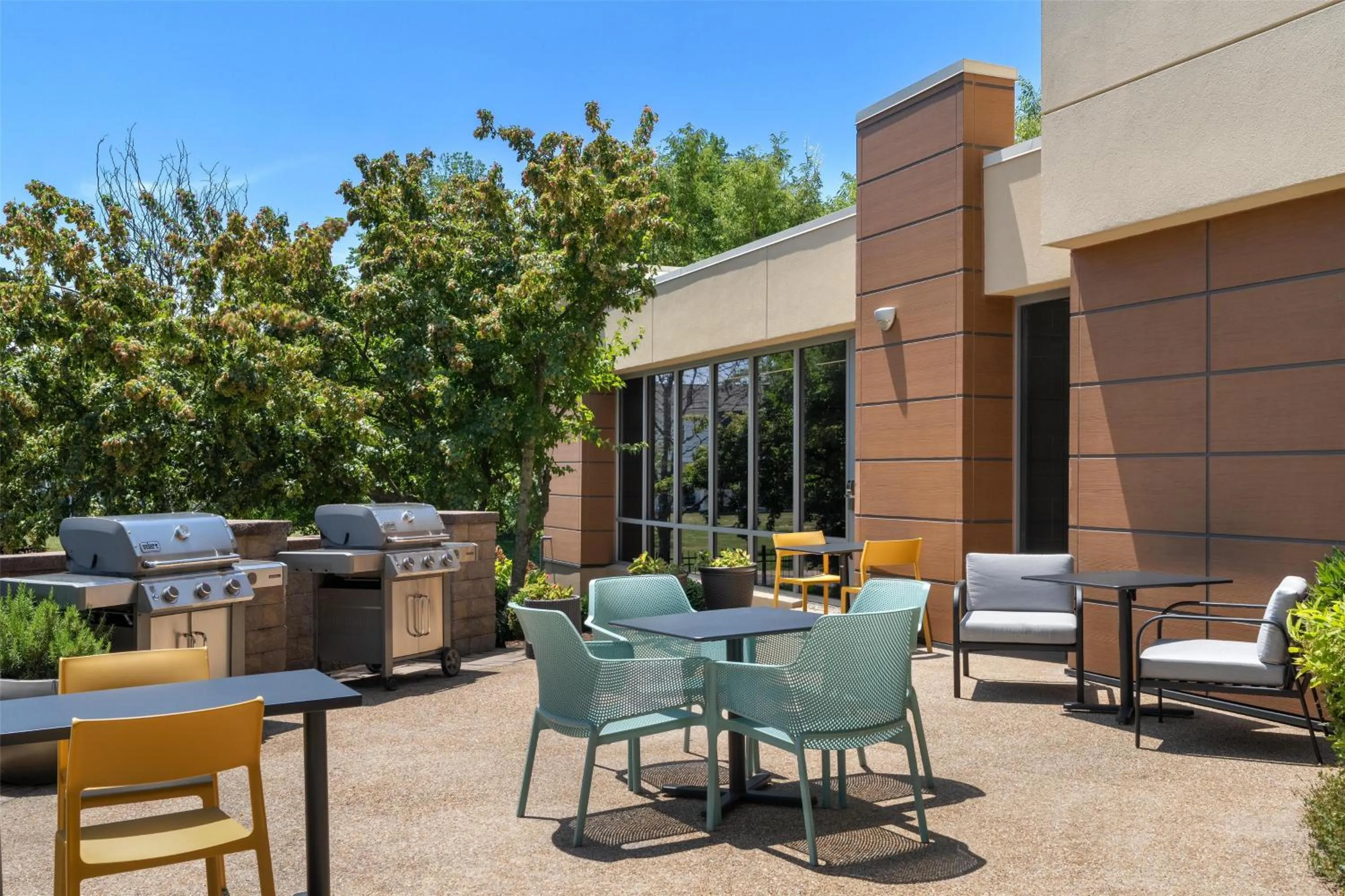 Patio in Home2 Suites by Hilton Lexington Park Patuxent River NAS, MD