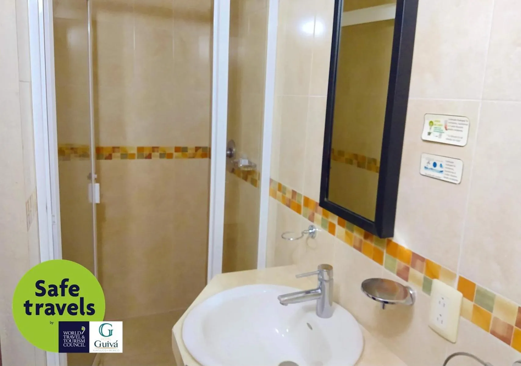 Bathroom in Hotel Guivá Huatulco