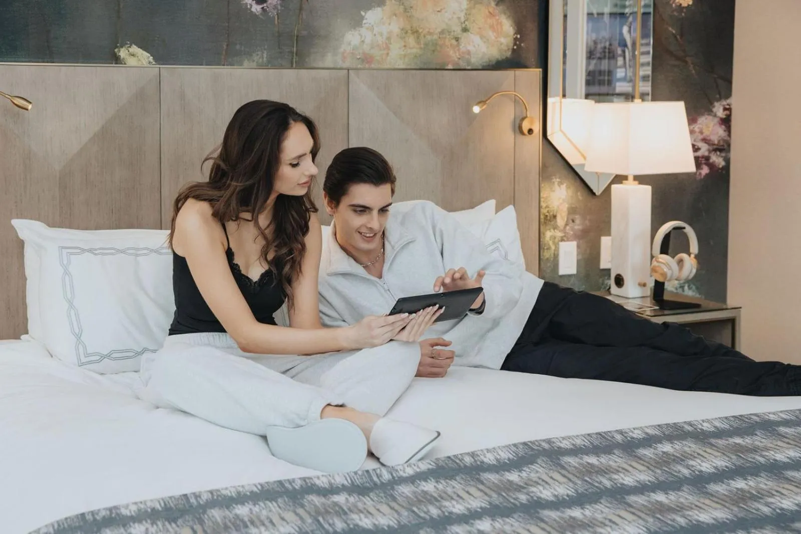 Bed in EXchange Hotel Vancouver