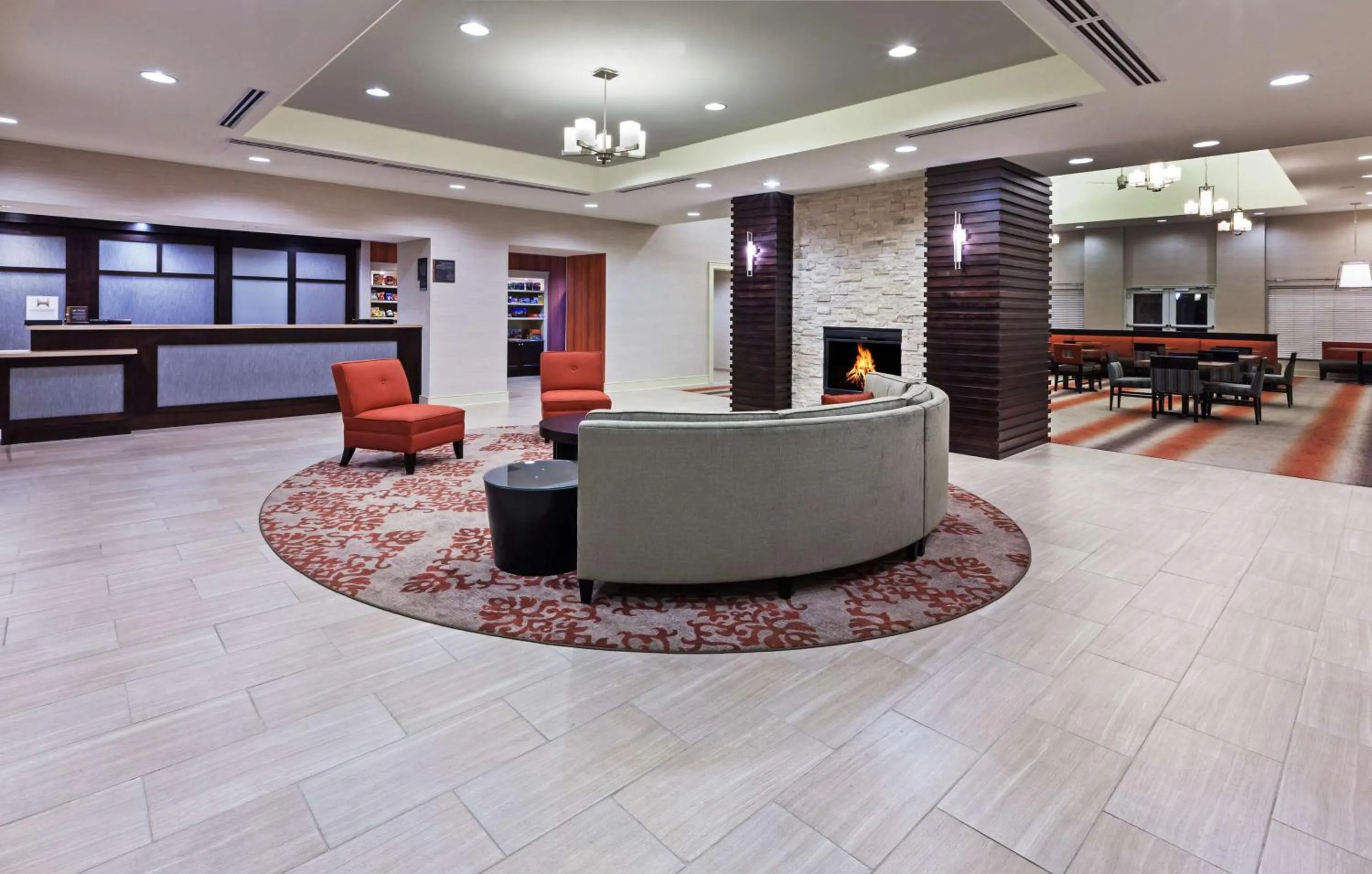 Lobby or reception in Homewood Suites Laredo at Mall Del Norte
