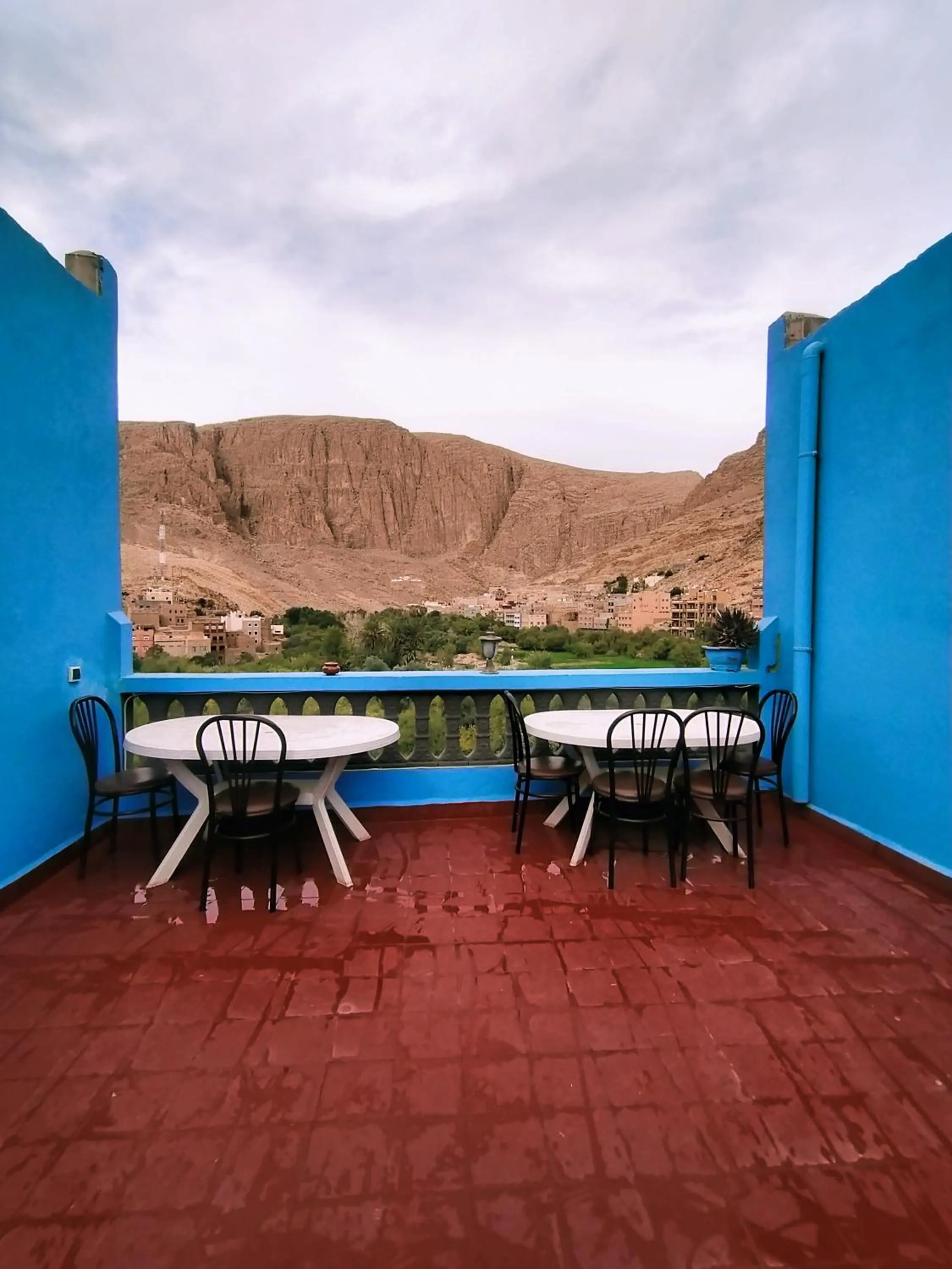 View (from property/room) in auberge restaurant tizgui