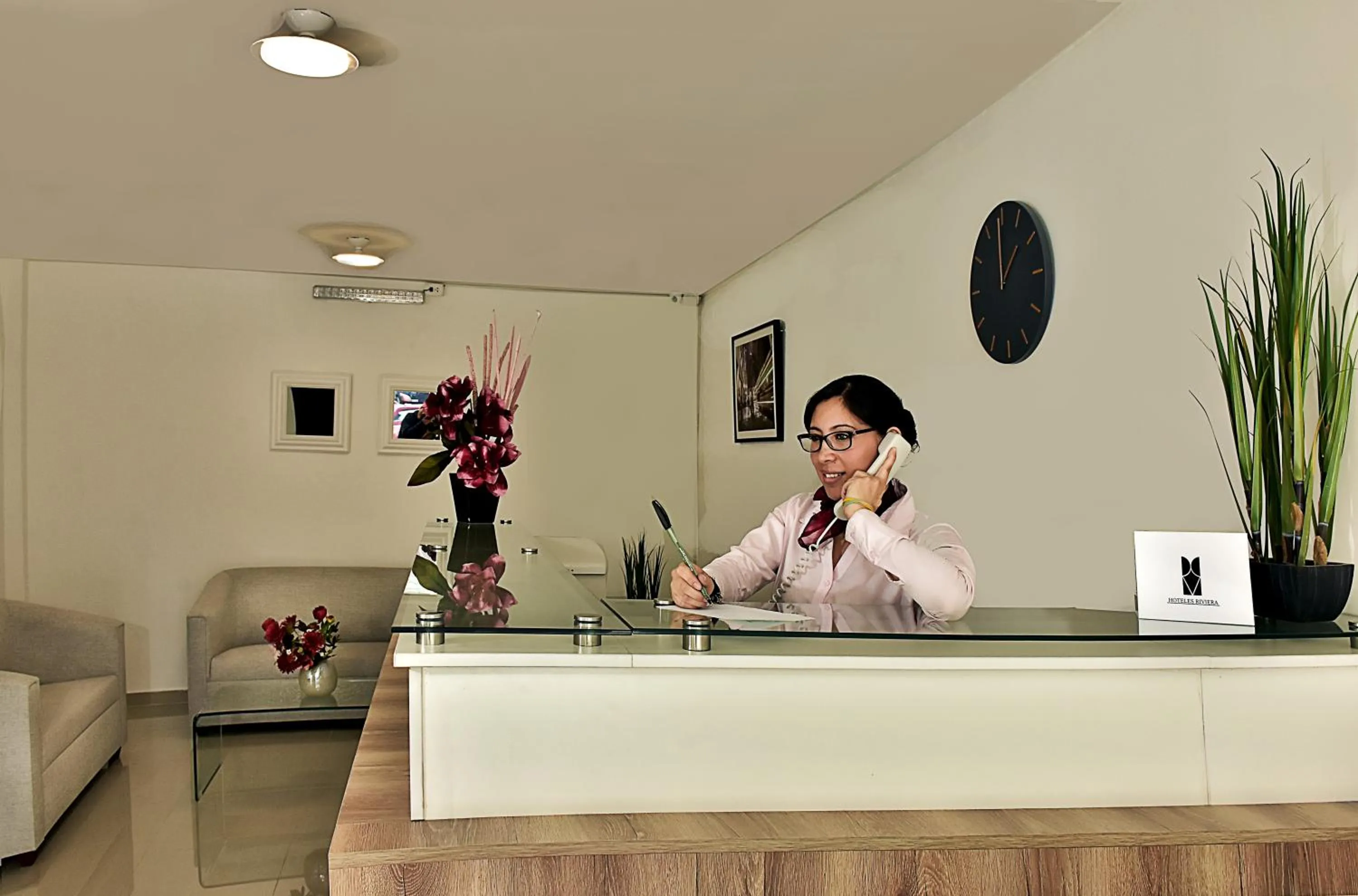 Lobby or reception in Hoteles Riviera Ejecutivo