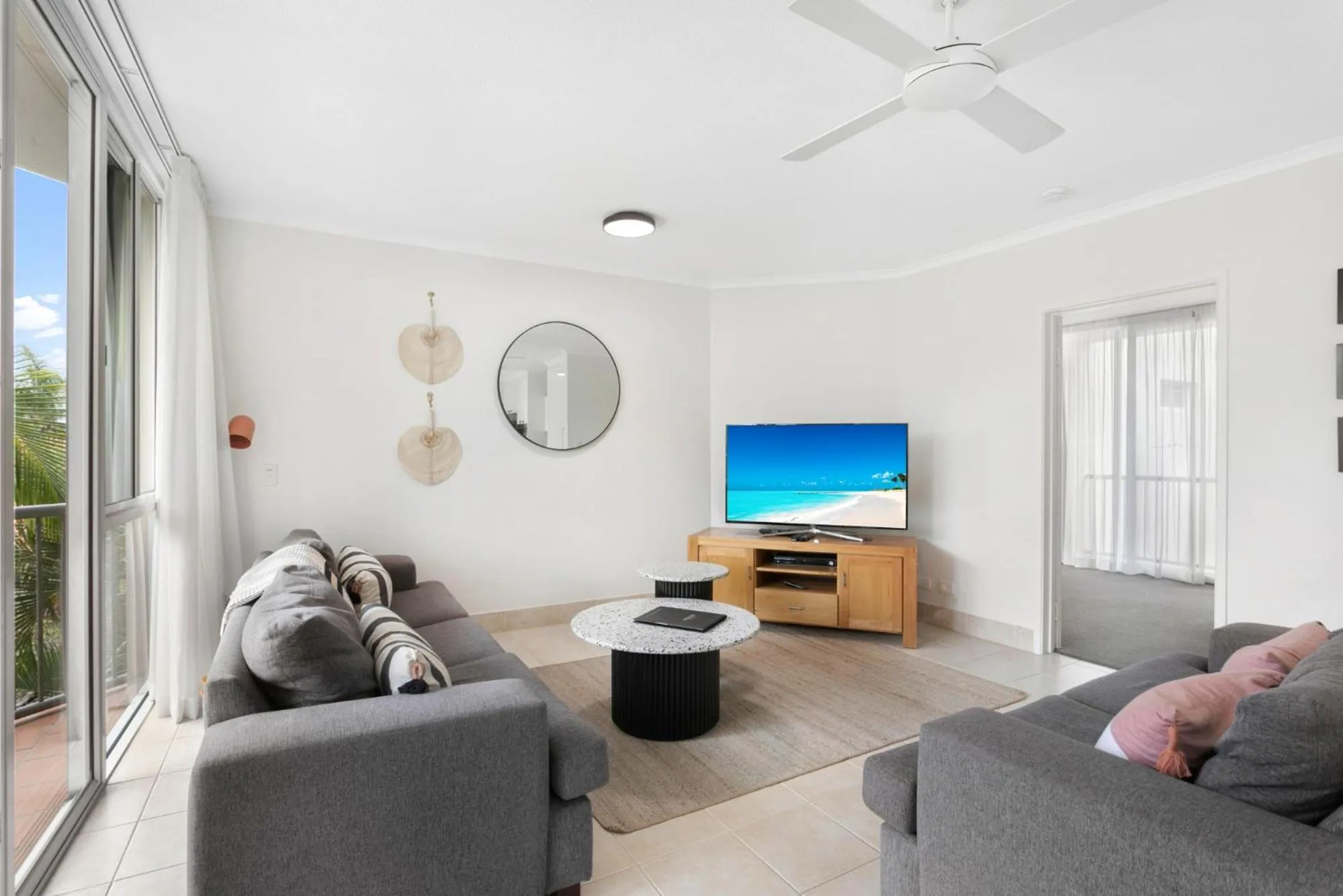 Living room in Noosa Tropicana