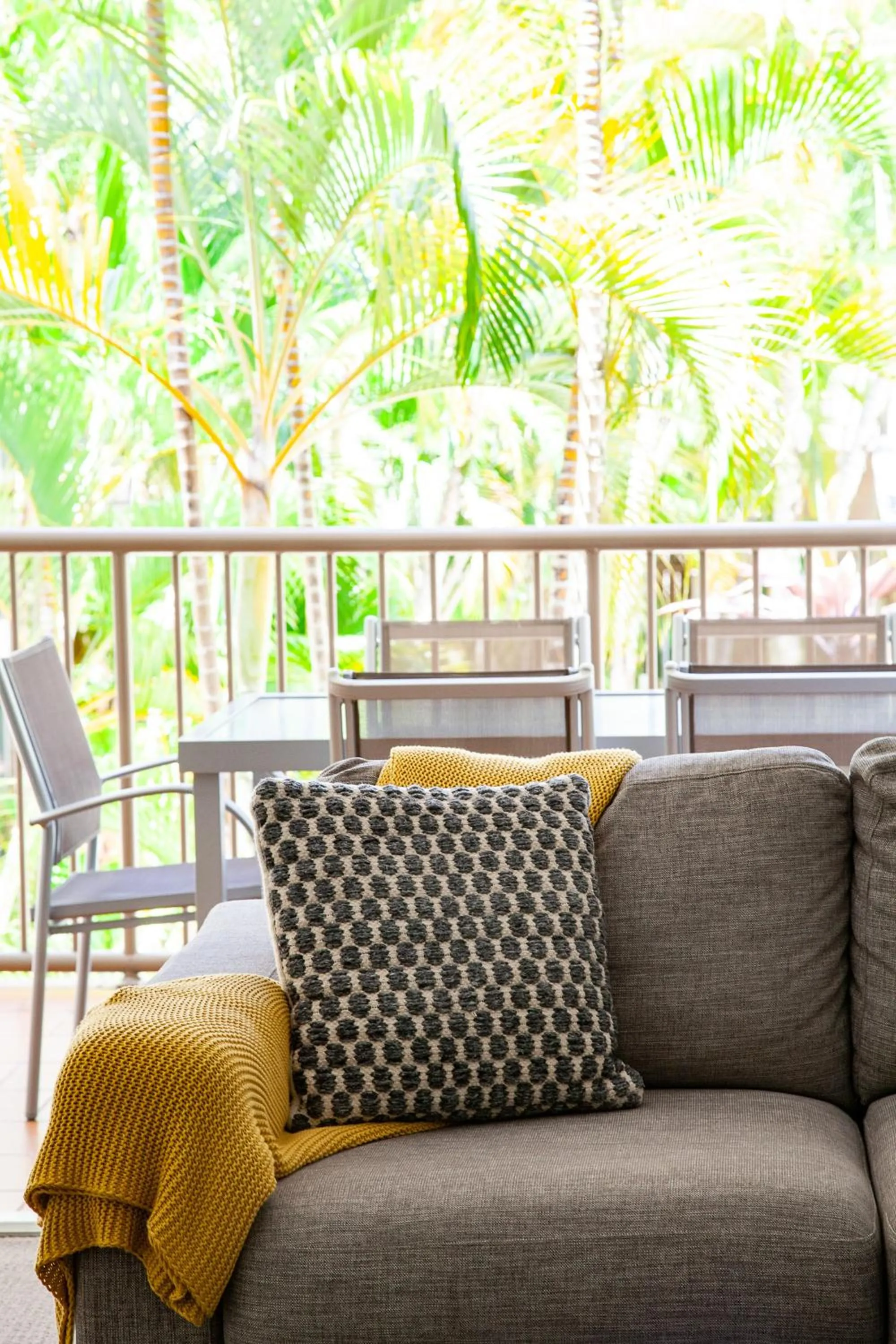 Living room in Noosa Tropicana