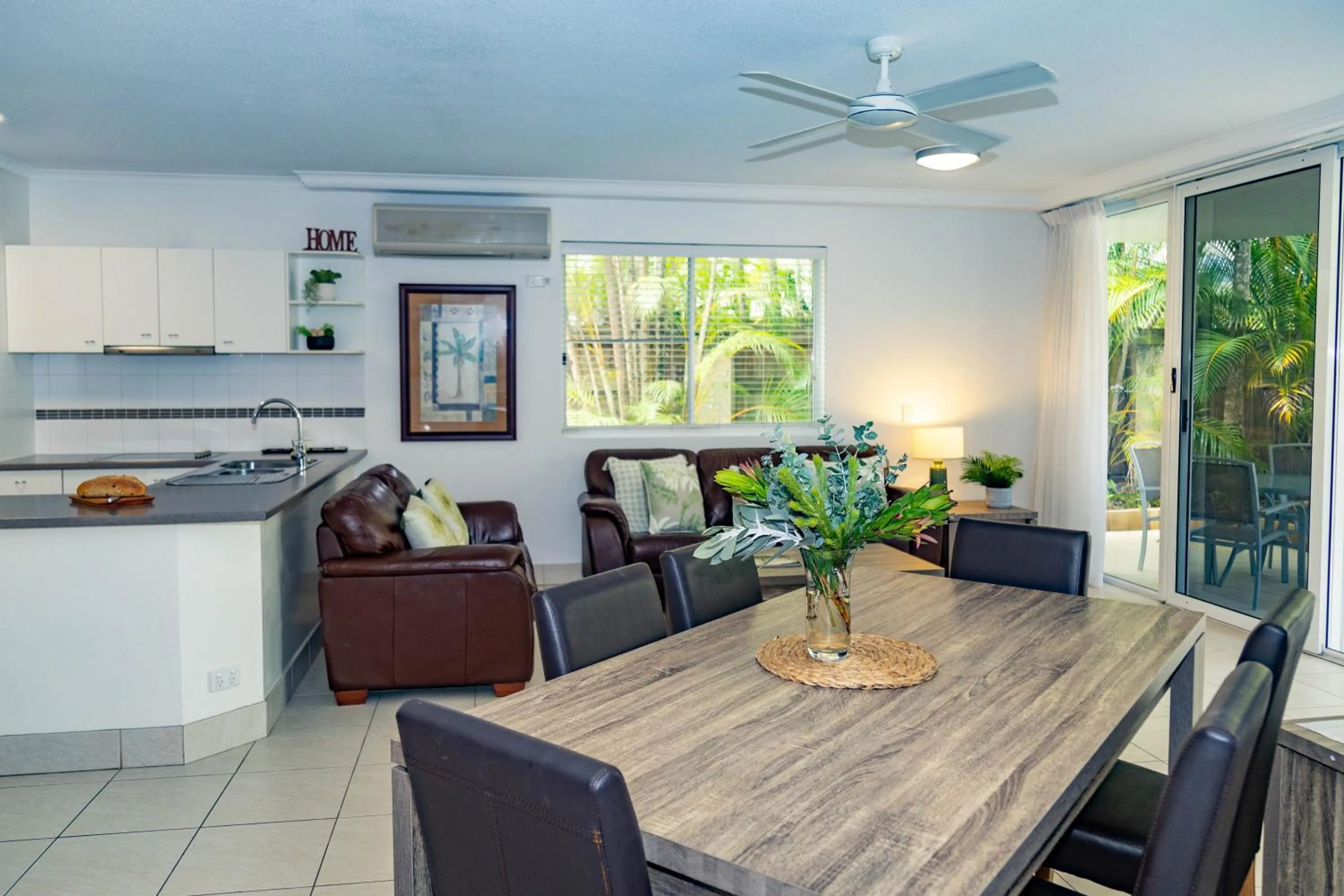 Living room in Noosa Tropicana