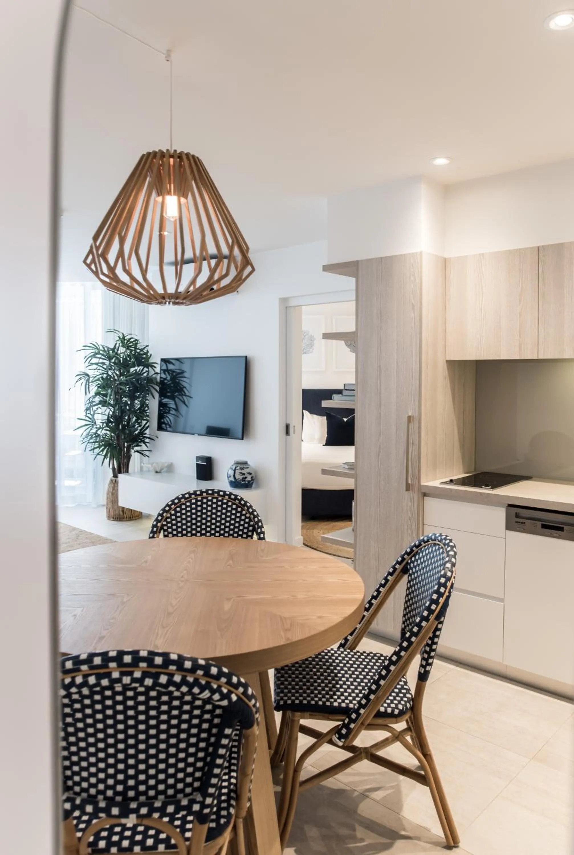 Kitchen or kitchenette in On The Beach Noosa Resort