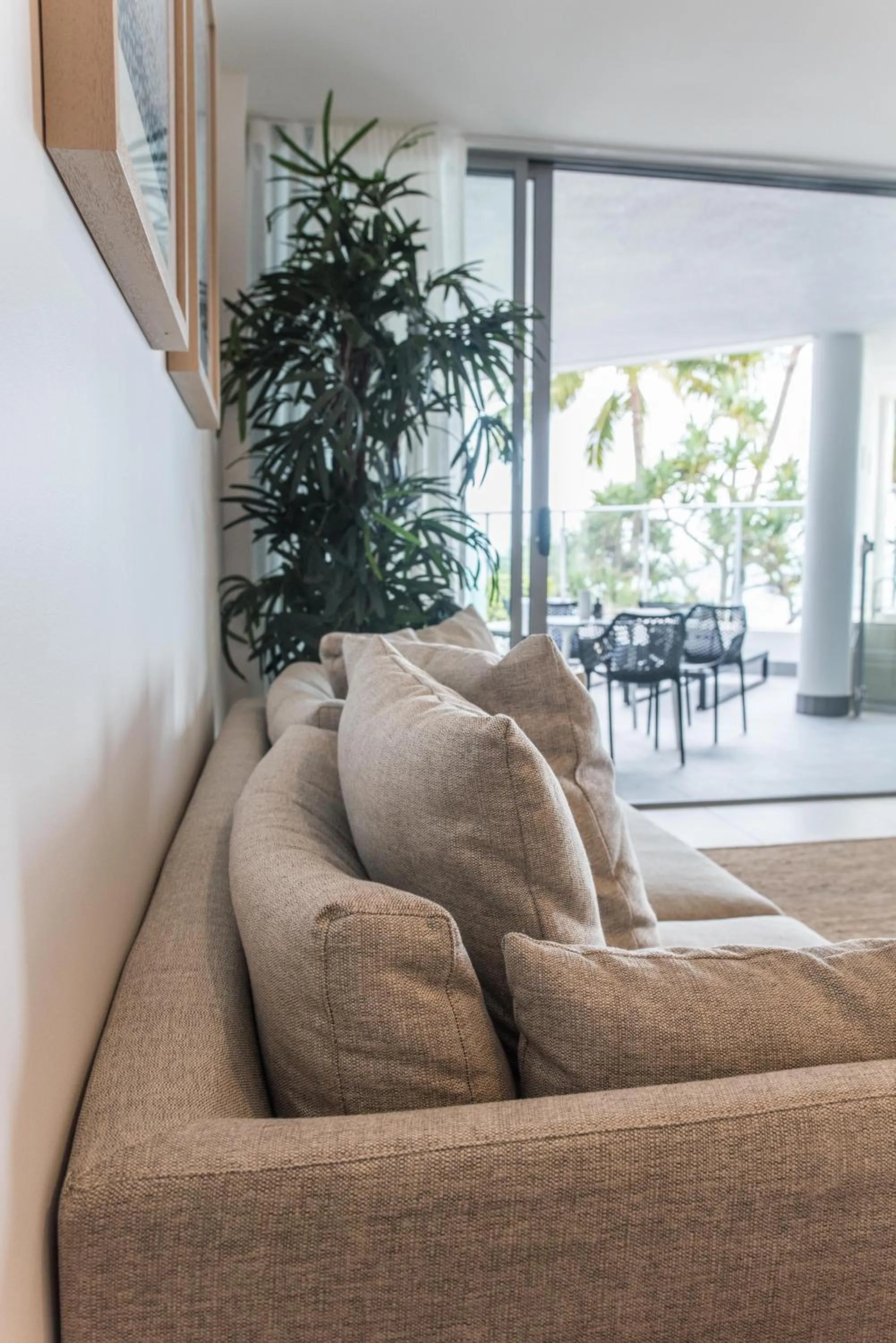 Balcony/Terrace in On The Beach Noosa Resort